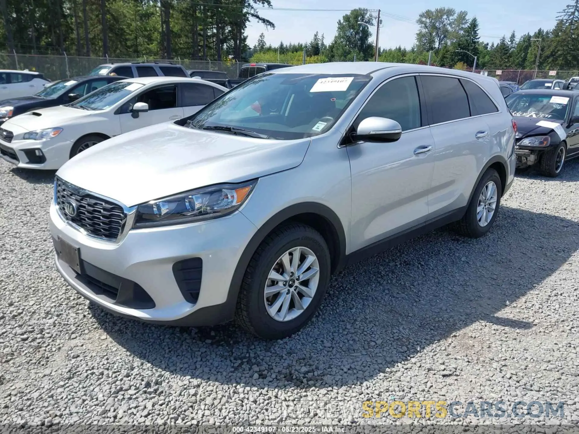 2 Photograph of a damaged car 5XYPG4A39KG595941 KIA SORENTO 2019