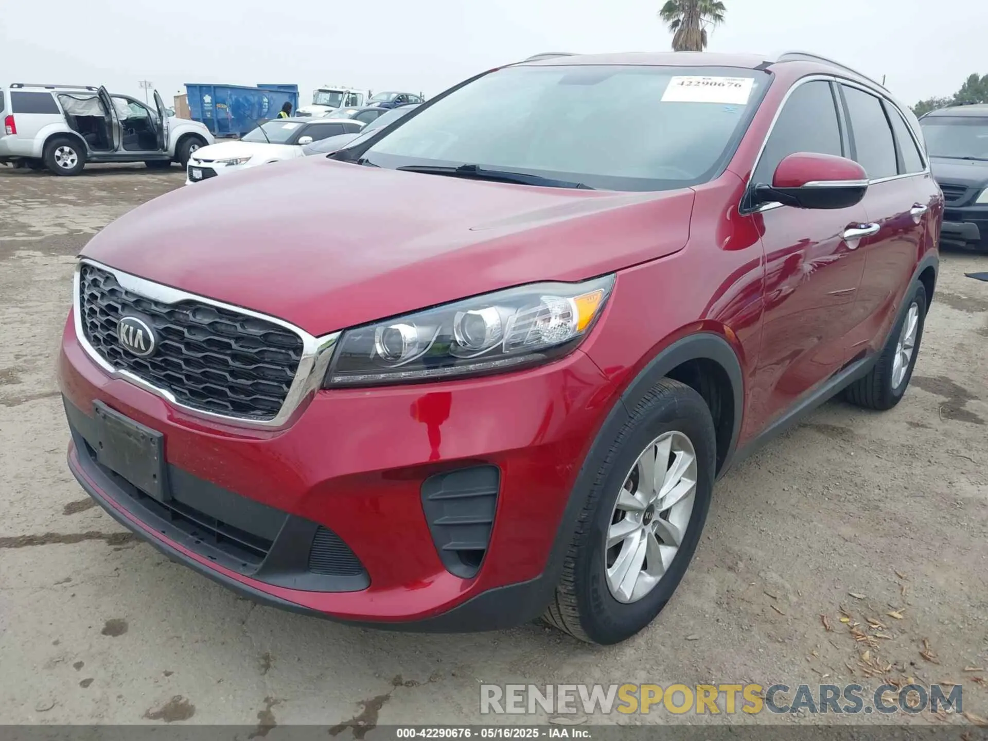 2 Photograph of a damaged car 5XYPG4A3XKG530712 KIA SORENTO 2019