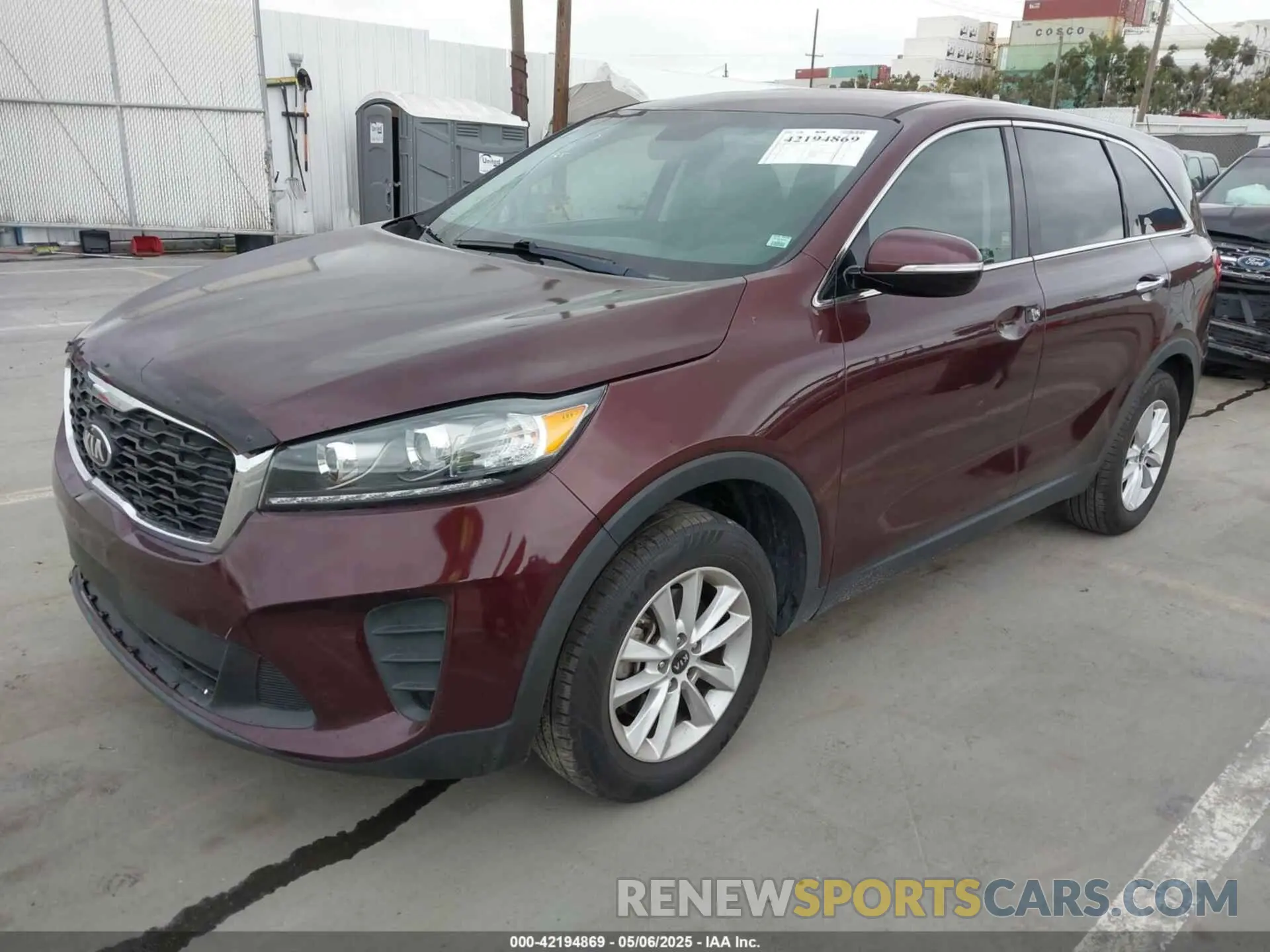 2 Photograph of a damaged car 5XYPG4A3XKG535831 KIA SORENTO 2019