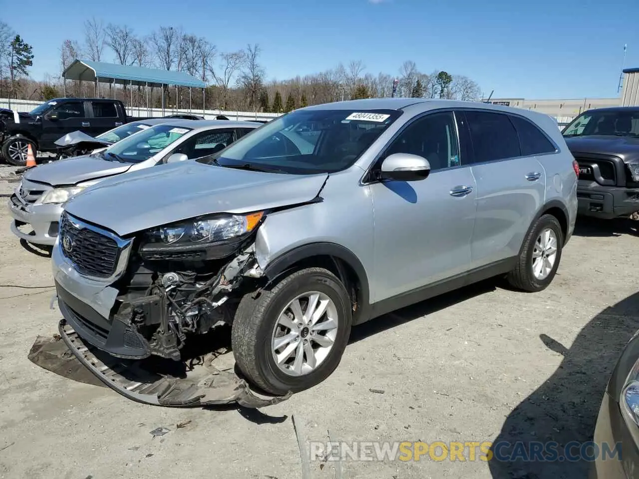 1 Photograph of a damaged car 5XYPG4A3XKG573950 KIA SORENTO 2019