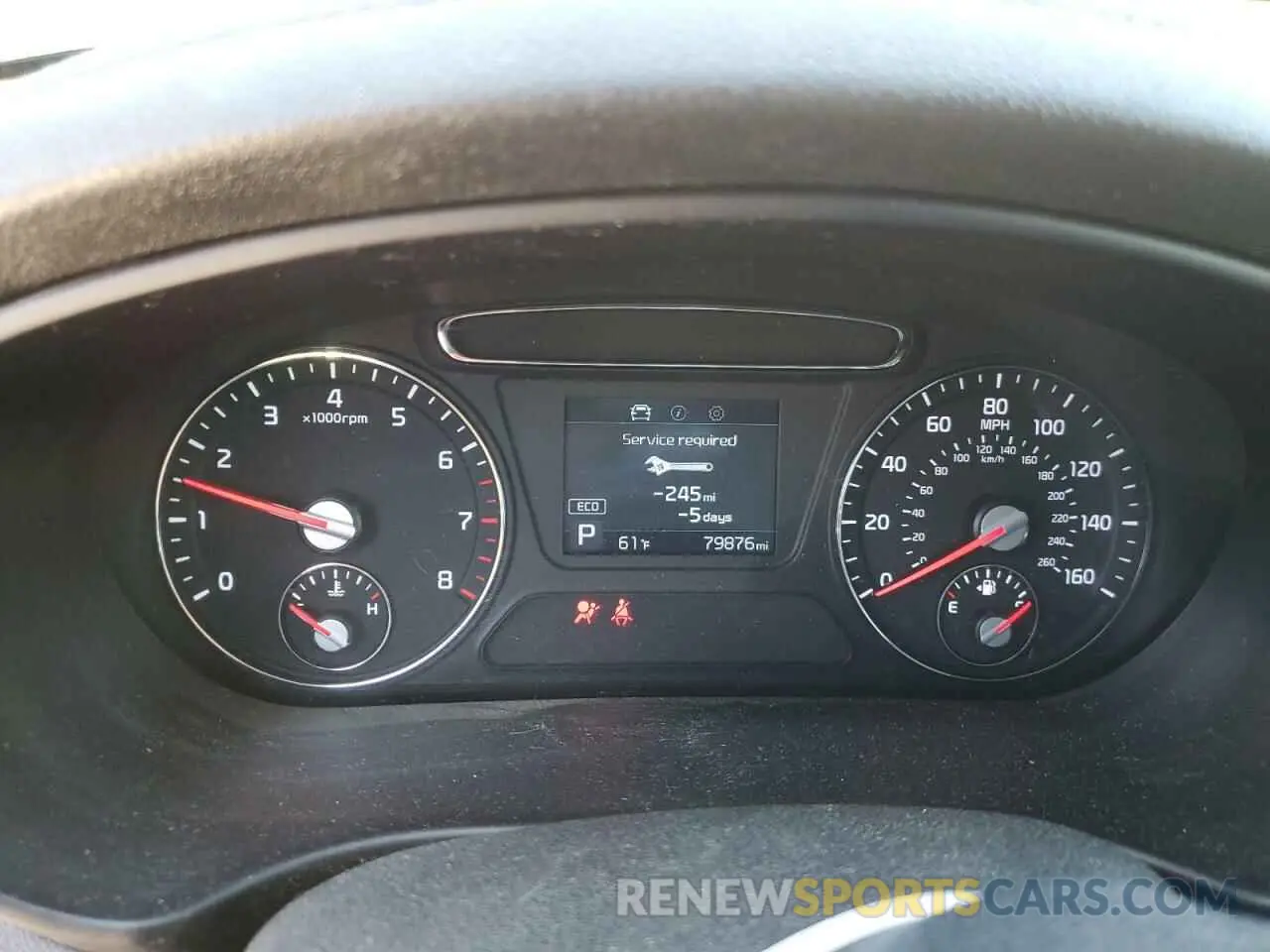 9 Photograph of a damaged car 5XYPG4A3XKG574807 KIA SORENTO 2019
