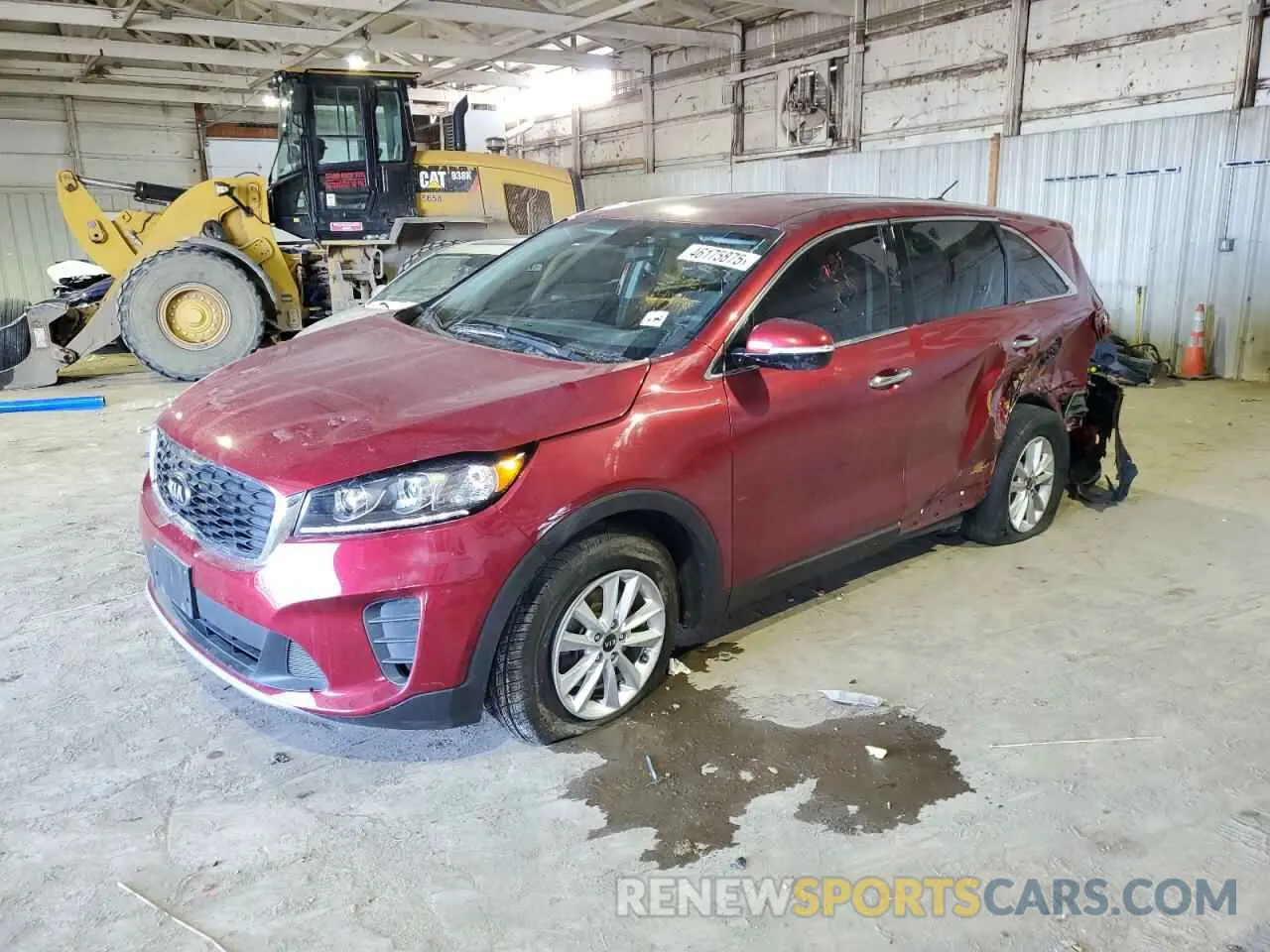 1 Photograph of a damaged car 5XYPG4A50KG470456 KIA SORENTO 2019