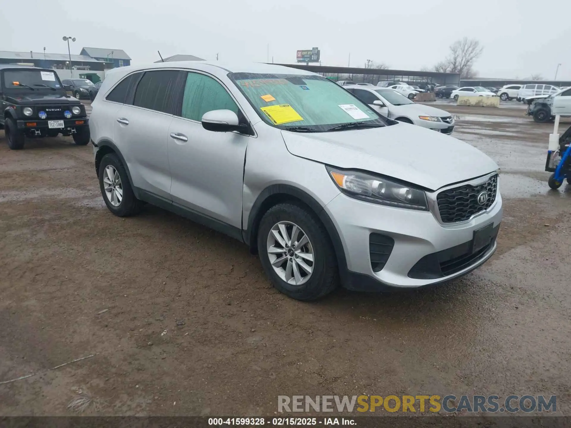 1 Photograph of a damaged car 5XYPG4A51KG495866 KIA SORENTO 2019