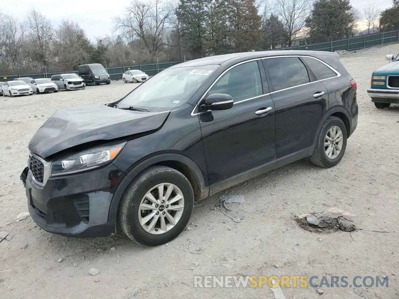 1 Photograph of a damaged car 5XYPG4A51KG568640 KIA SORENTO 2019