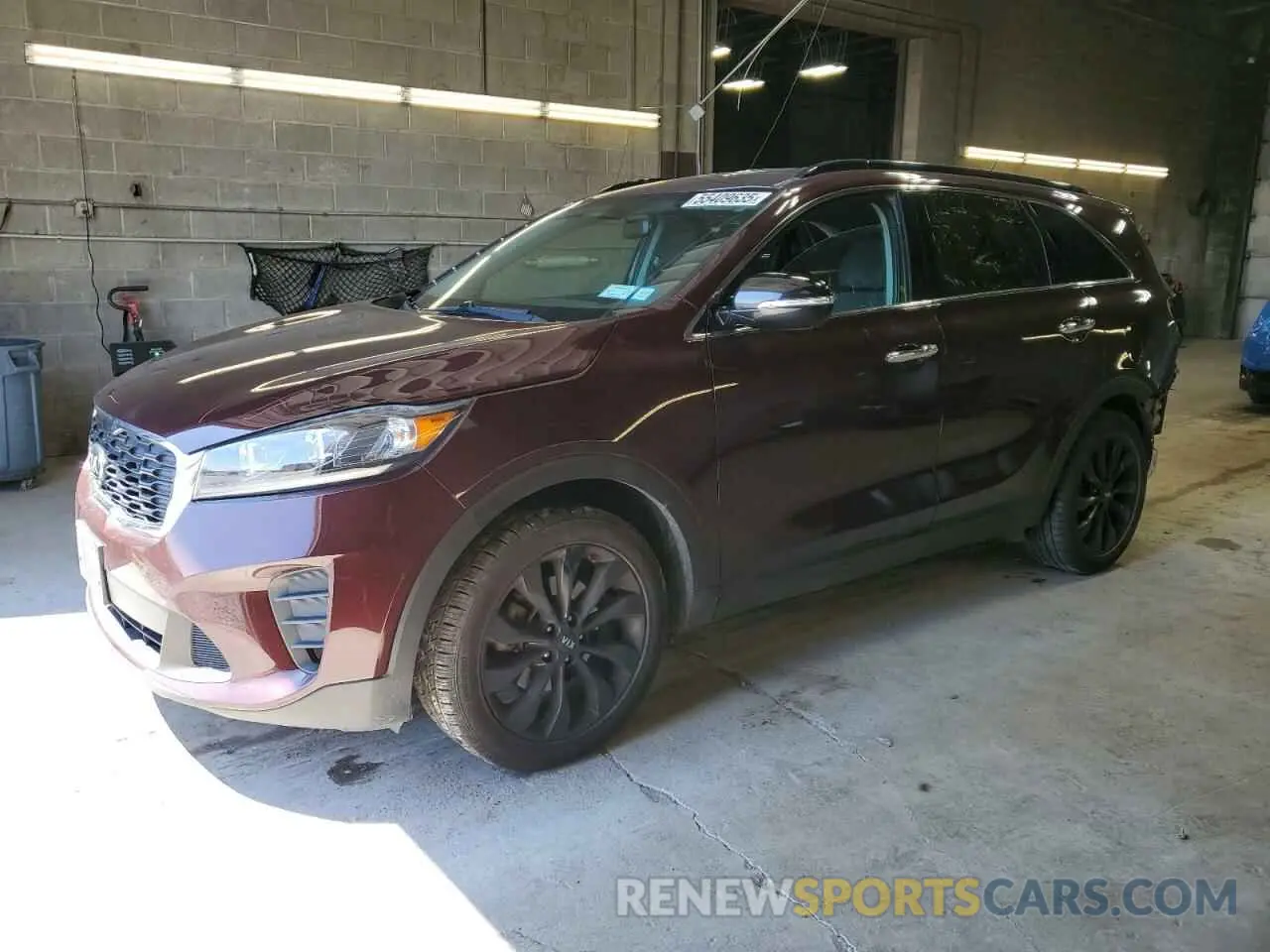 1 Photograph of a damaged car 5XYPG4A51KG600289 KIA SORENTO 2019