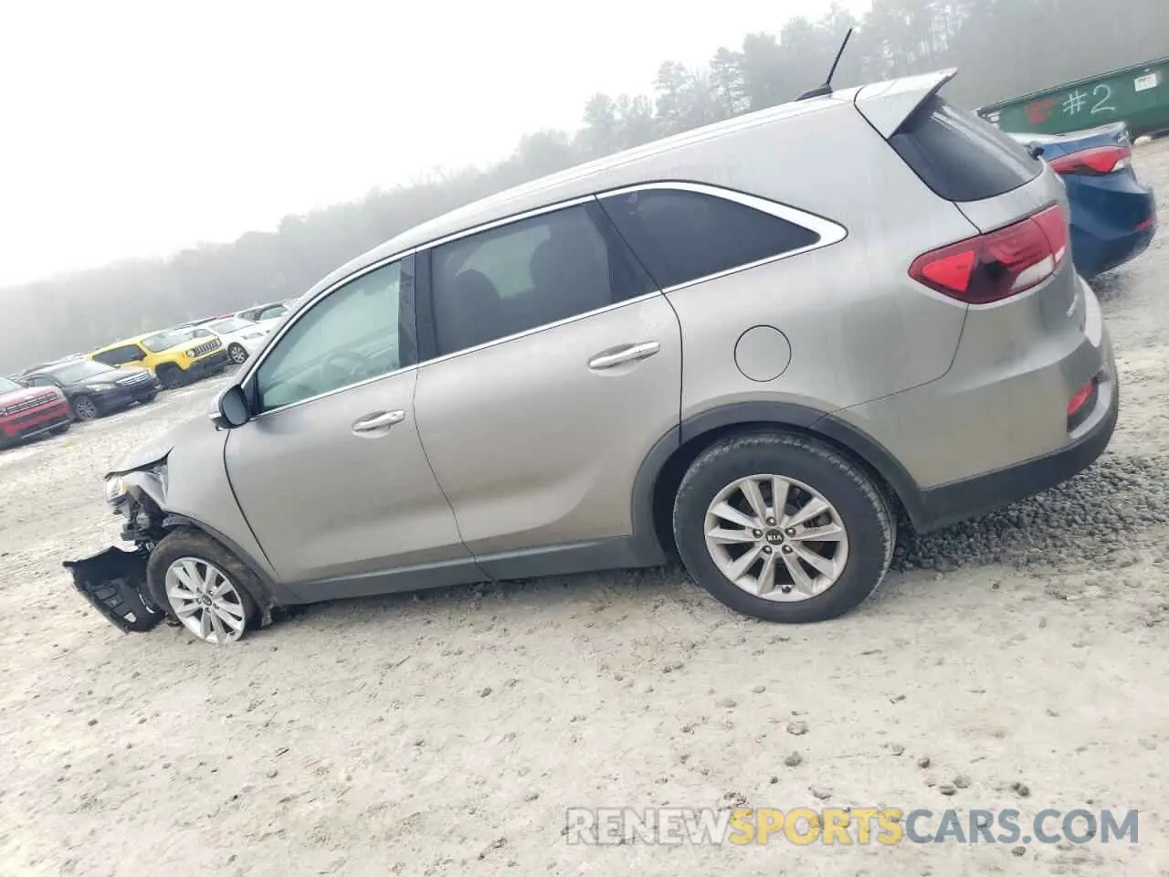 2 Photograph of a damaged car 5XYPG4A53KG491429 KIA SORENTO 2019
