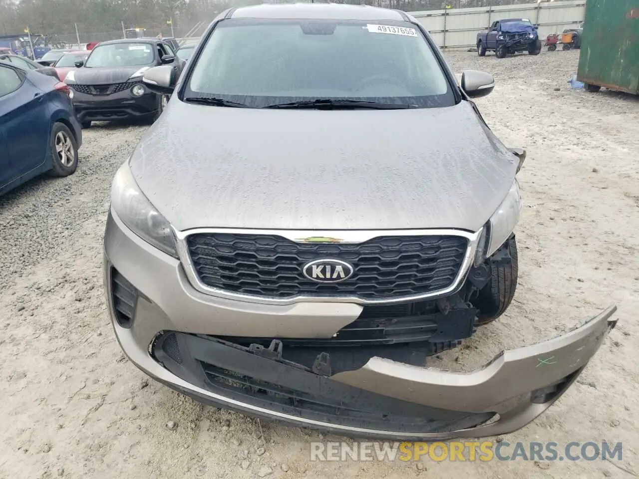 5 Photograph of a damaged car 5XYPG4A53KG491429 KIA SORENTO 2019