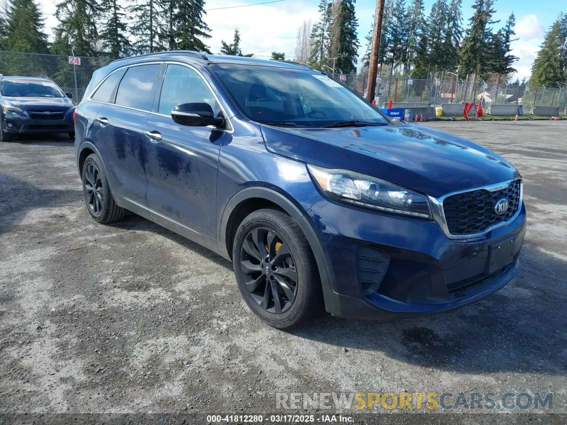 1 Photograph of a damaged car 5XYPG4A53KG594866 KIA SORENTO 2019