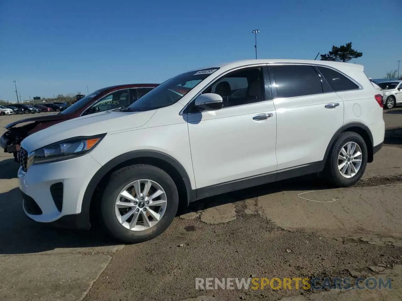 1 Photograph of a damaged car 5XYPG4A54KG492296 KIA SORENTO 2019