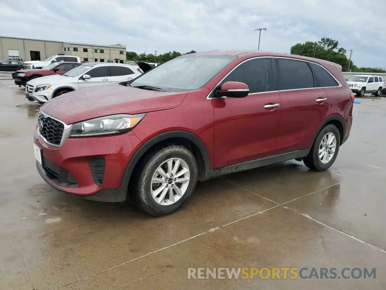 1 Photograph of a damaged car 5XYPG4A54KG576828 KIA SORENTO 2019