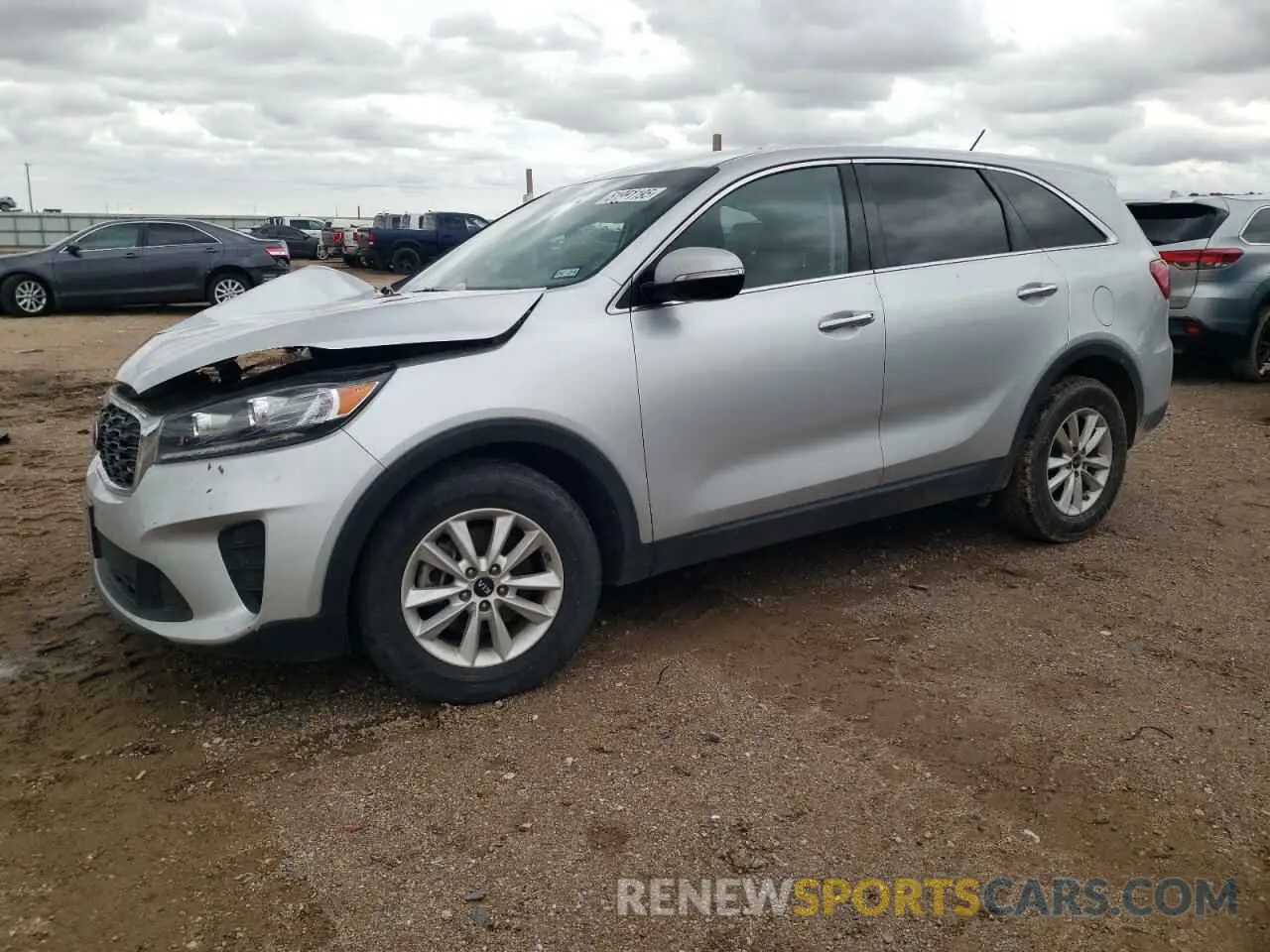 1 Photograph of a damaged car 5XYPG4A55KG490721 KIA SORENTO 2019