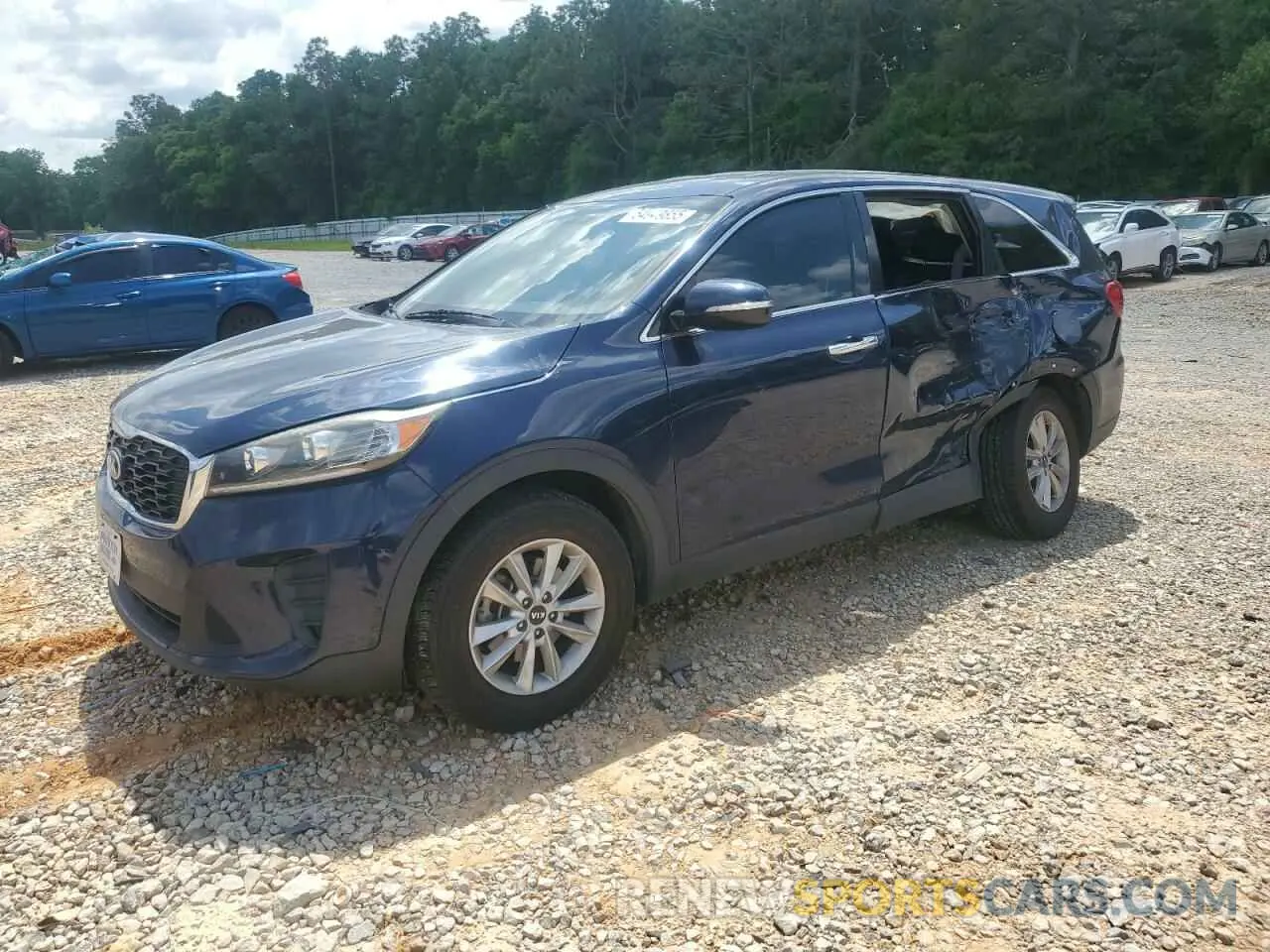 1 Photograph of a damaged car 5XYPG4A57KG462354 KIA SORENTO 2019