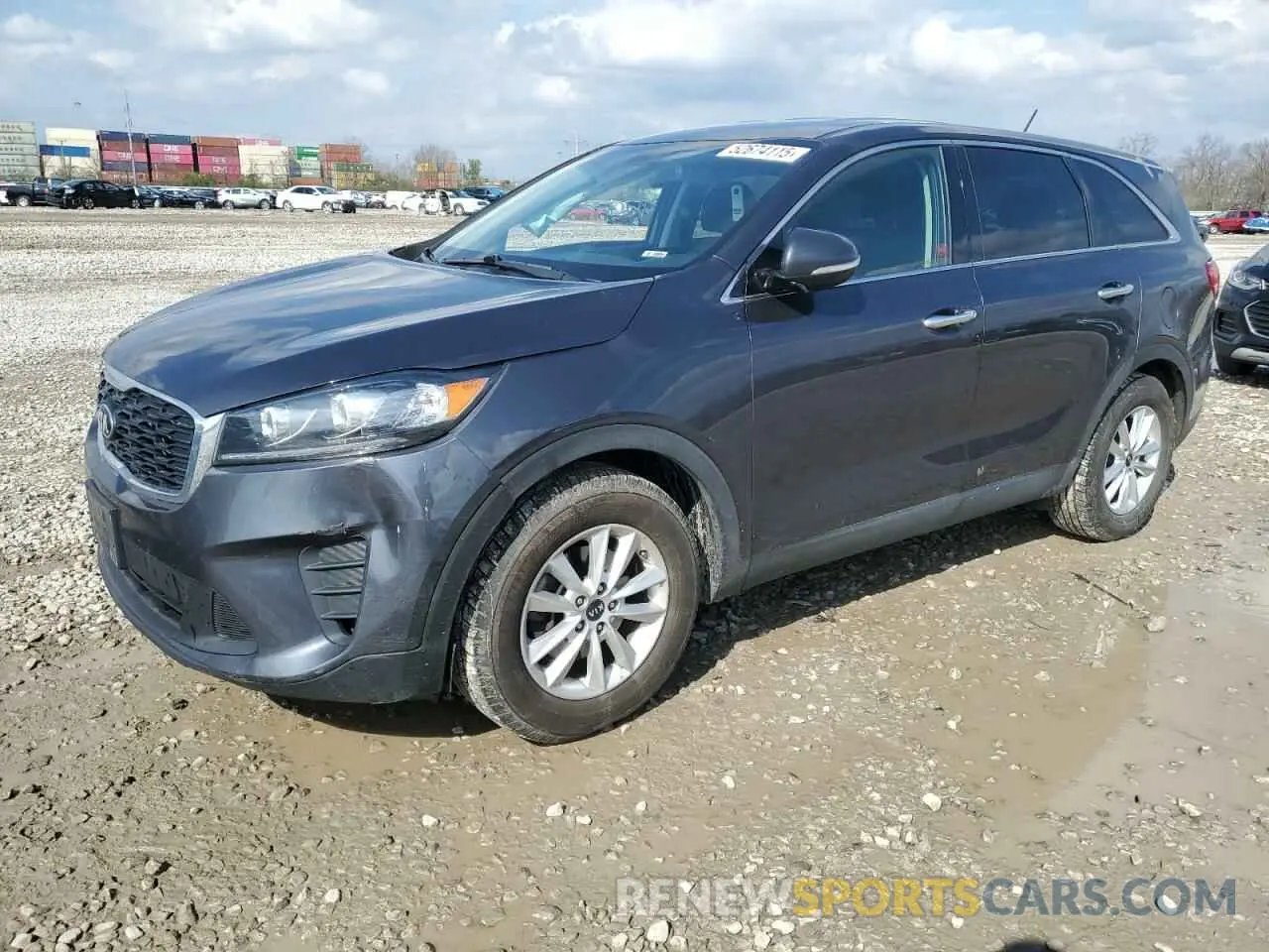 1 Photograph of a damaged car 5XYPG4A57KG486900 KIA SORENTO 2019