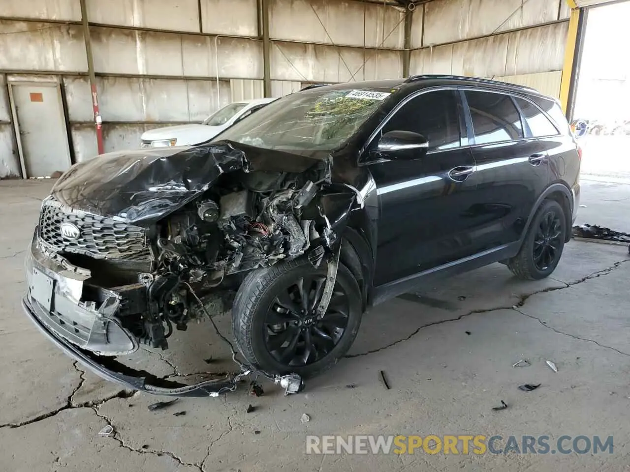 1 Photograph of a damaged car 5XYPG4A57KG608395 KIA SORENTO 2019