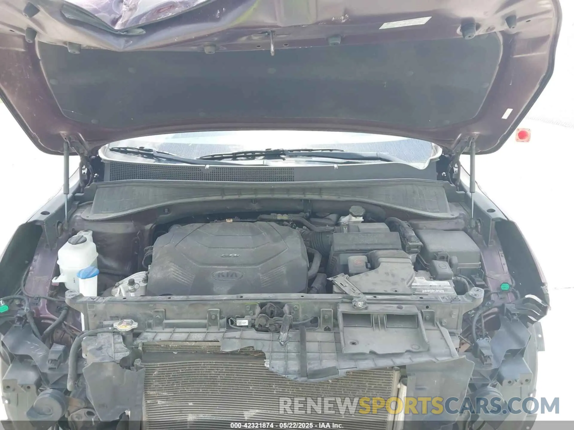 10 Photograph of a damaged car 5XYPG4A59KG497042 KIA SORENTO 2019