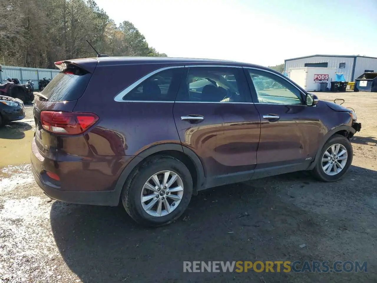 3 Photograph of a damaged car 5XYPGDA30KG554310 KIA SORENTO 2019