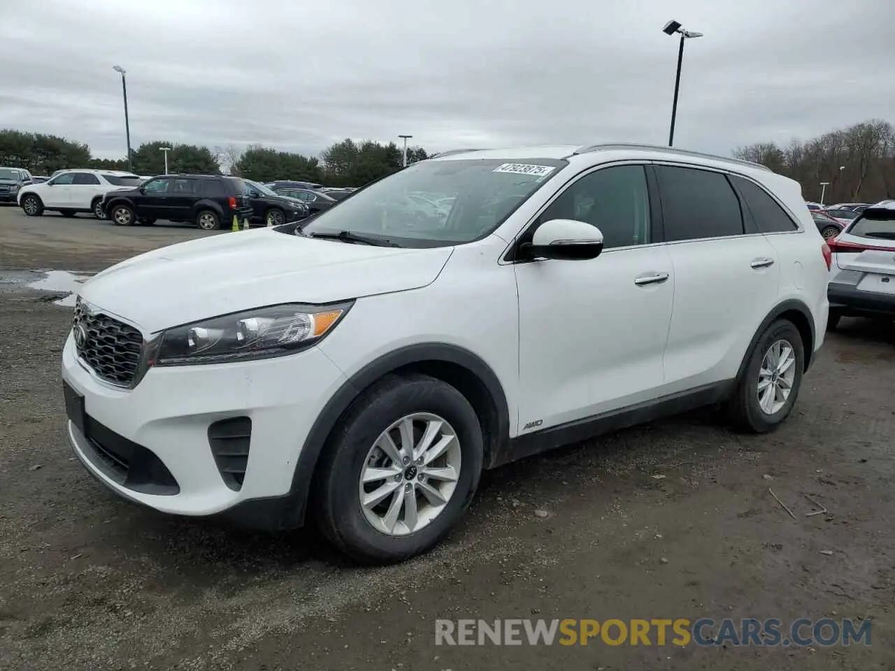 1 Photograph of a damaged car 5XYPGDA31KG435178 KIA SORENTO 2019