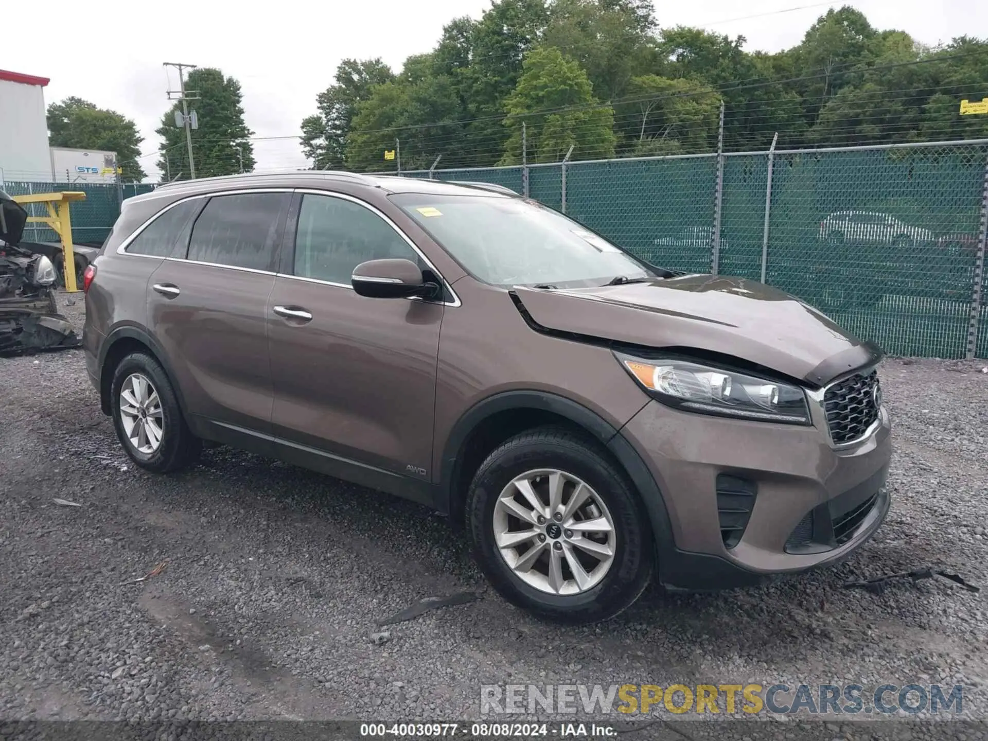 1 Photograph of a damaged car 5XYPGDA32KG429289 KIA SORENTO 2019