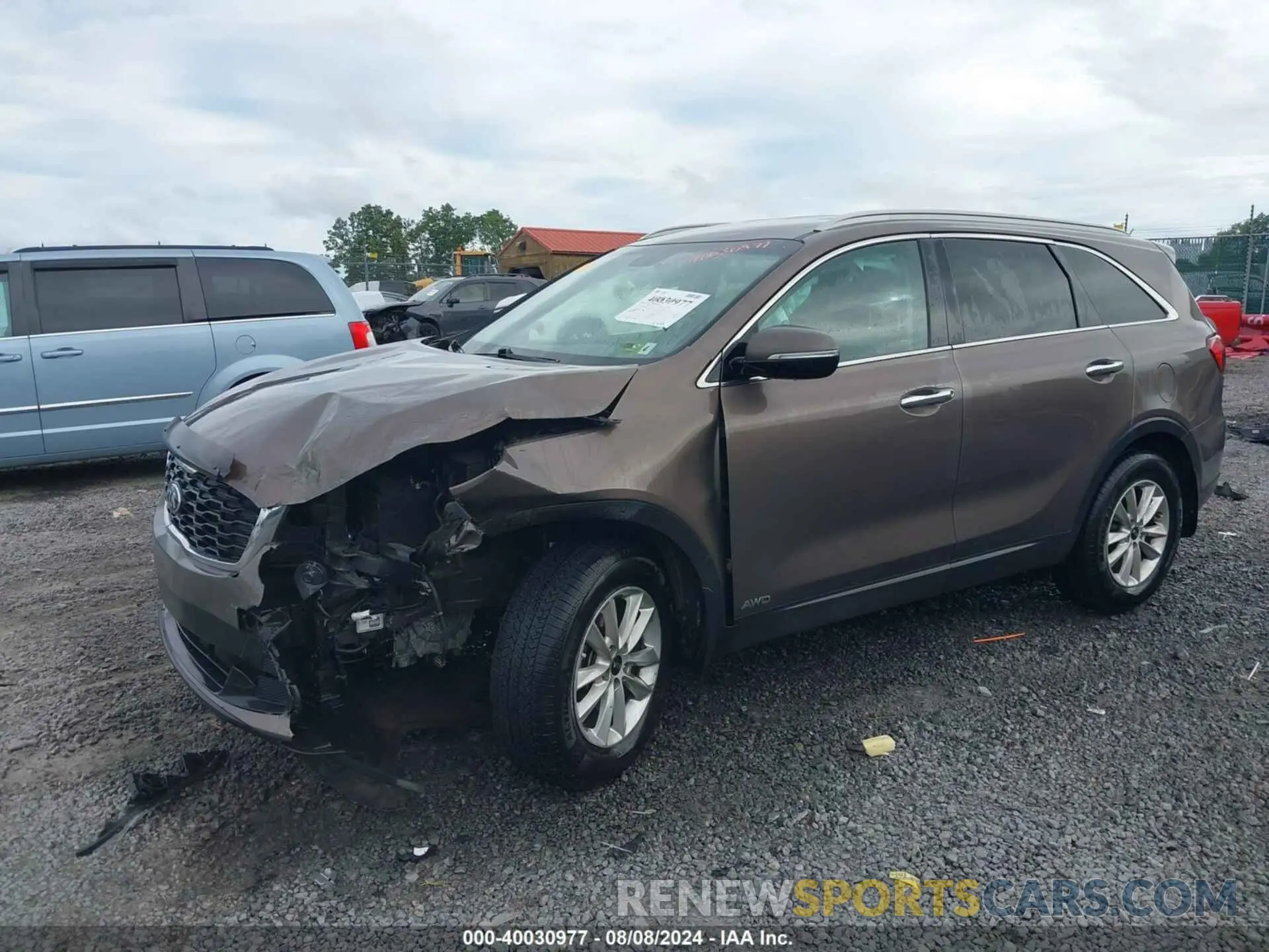 2 Photograph of a damaged car 5XYPGDA32KG429289 KIA SORENTO 2019