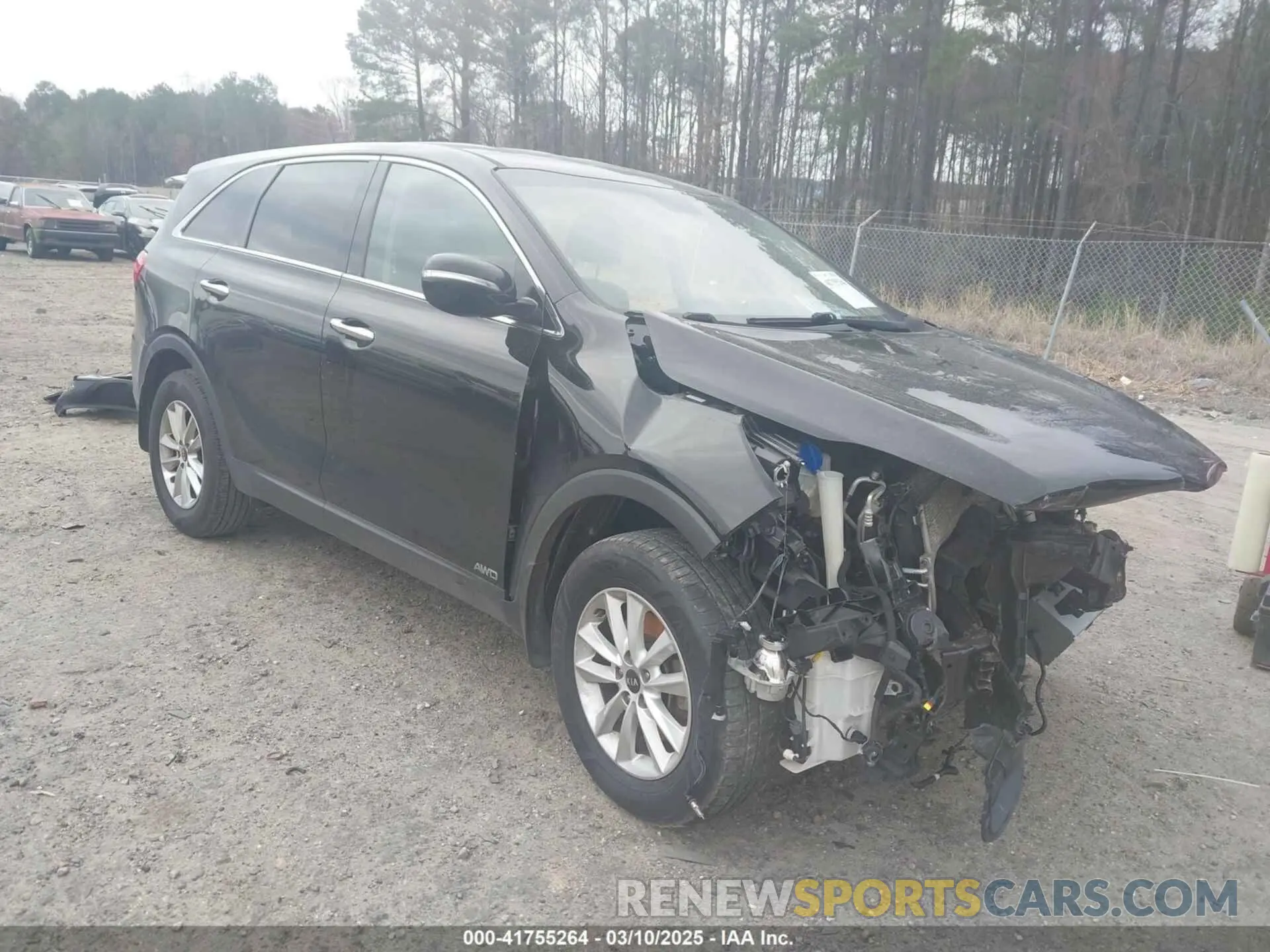 1 Photograph of a damaged car 5XYPGDA32KG501382 KIA SORENTO 2019