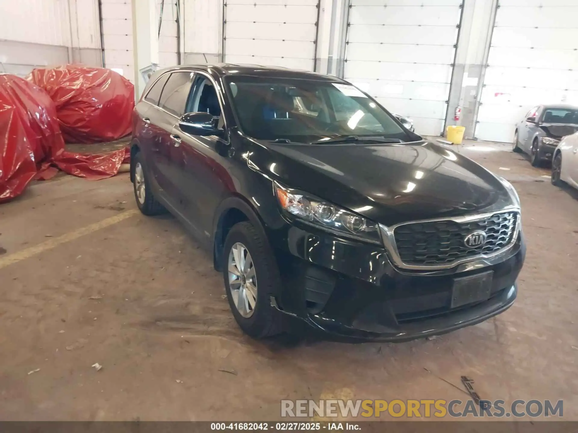 1 Photograph of a damaged car 5XYPGDA32KG511068 KIA SORENTO 2019