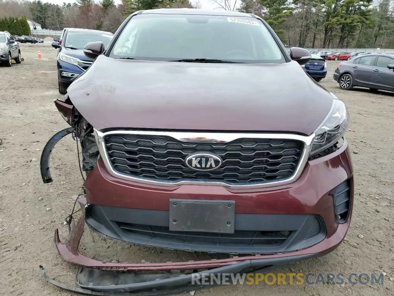 5 Photograph of a damaged car 5XYPGDA34KG473486 KIA SORENTO 2019