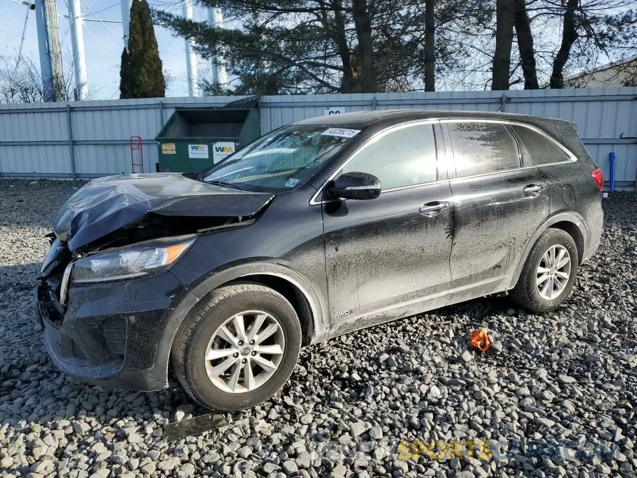 1 Photograph of a damaged car 5XYPGDA34KG575242 KIA SORENTO 2019