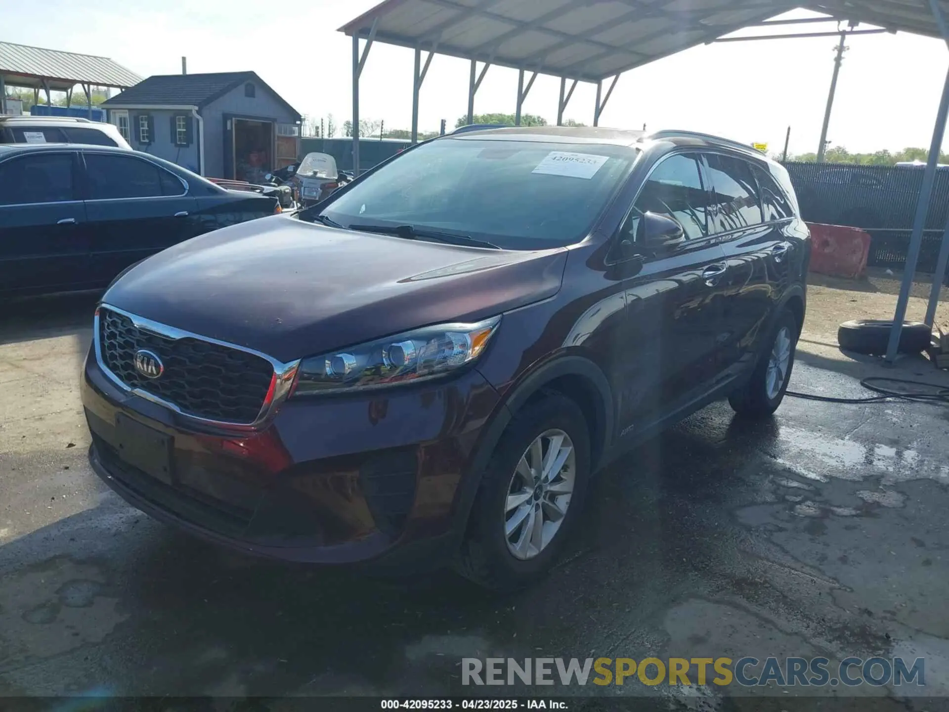 2 Photograph of a damaged car 5XYPGDA34KG592767 KIA SORENTO 2019