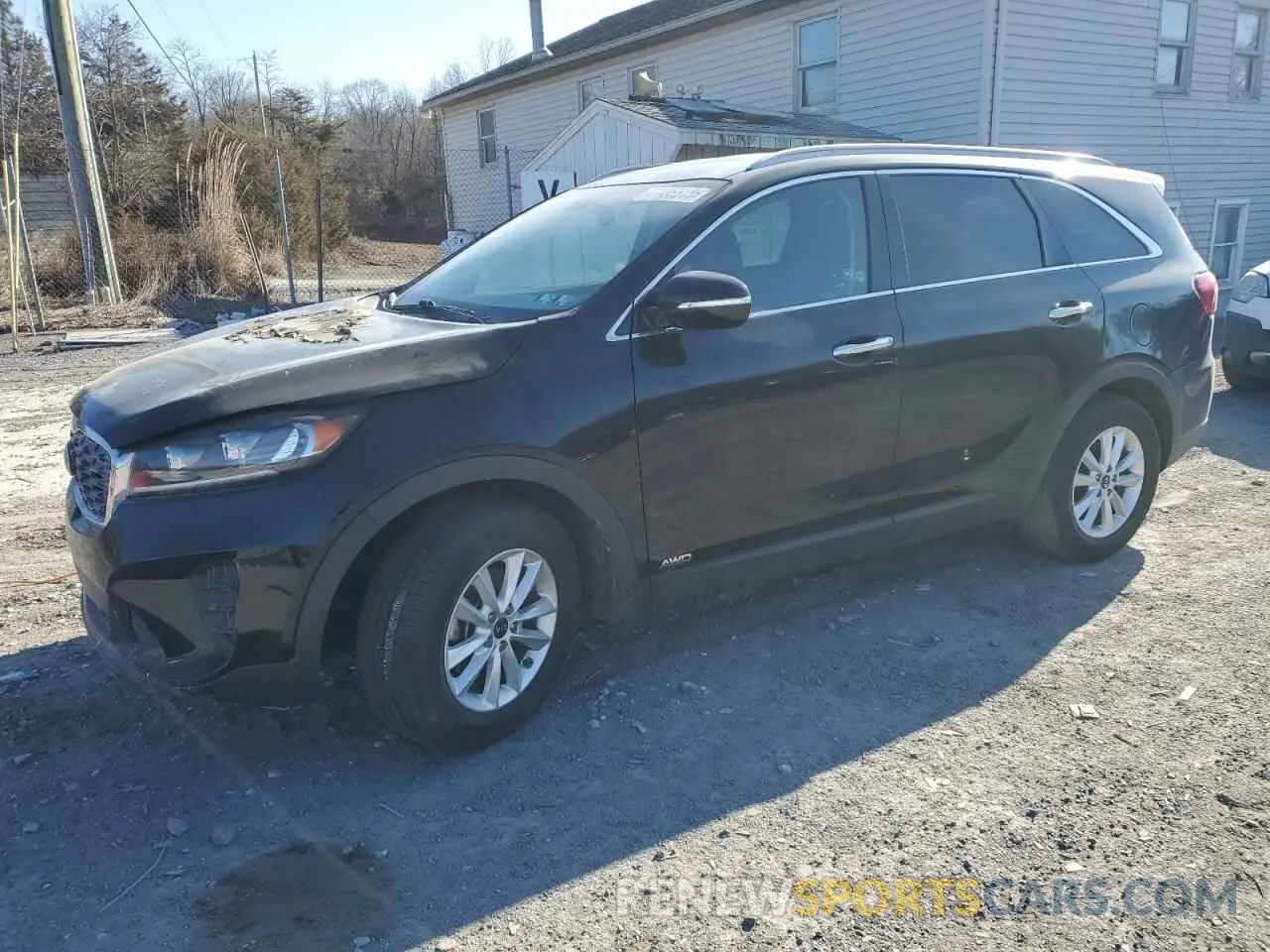 1 Photograph of a damaged car 5XYPGDA35KG450640 KIA SORENTO 2019