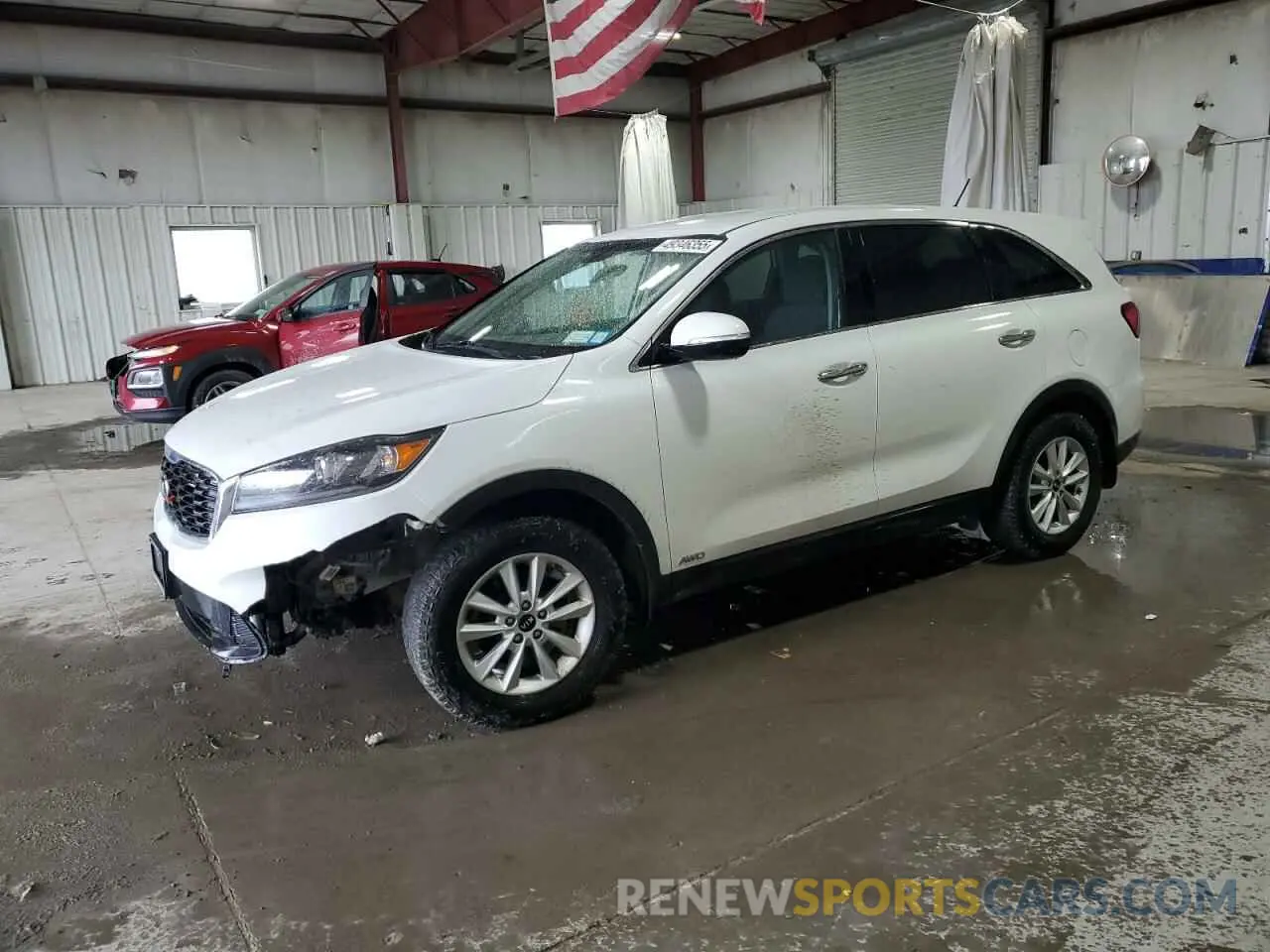 1 Photograph of a damaged car 5XYPGDA35KG461864 KIA SORENTO 2019