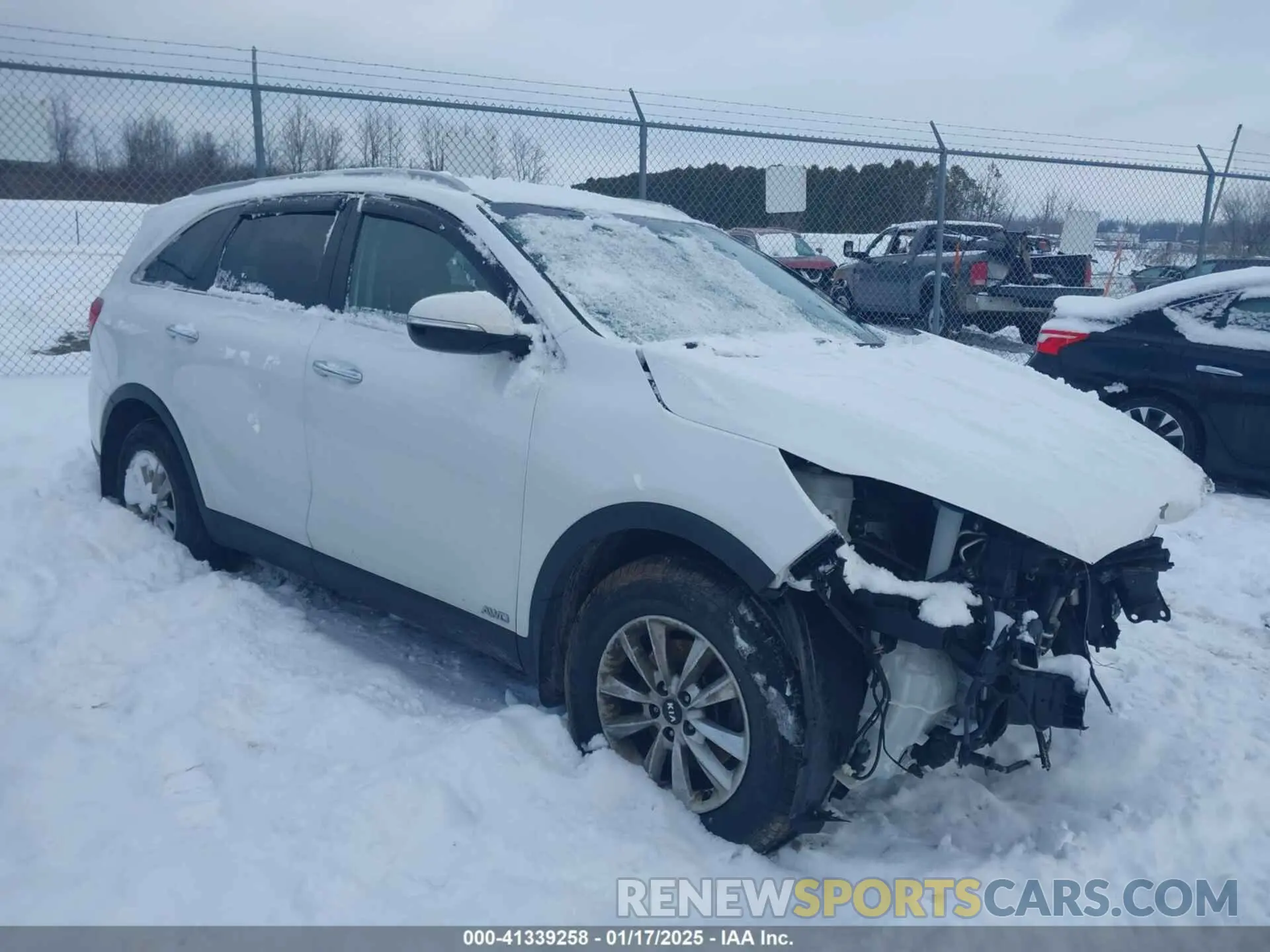 1 Photograph of a damaged car 5XYPGDA36KG591197 KIA SORENTO 2019