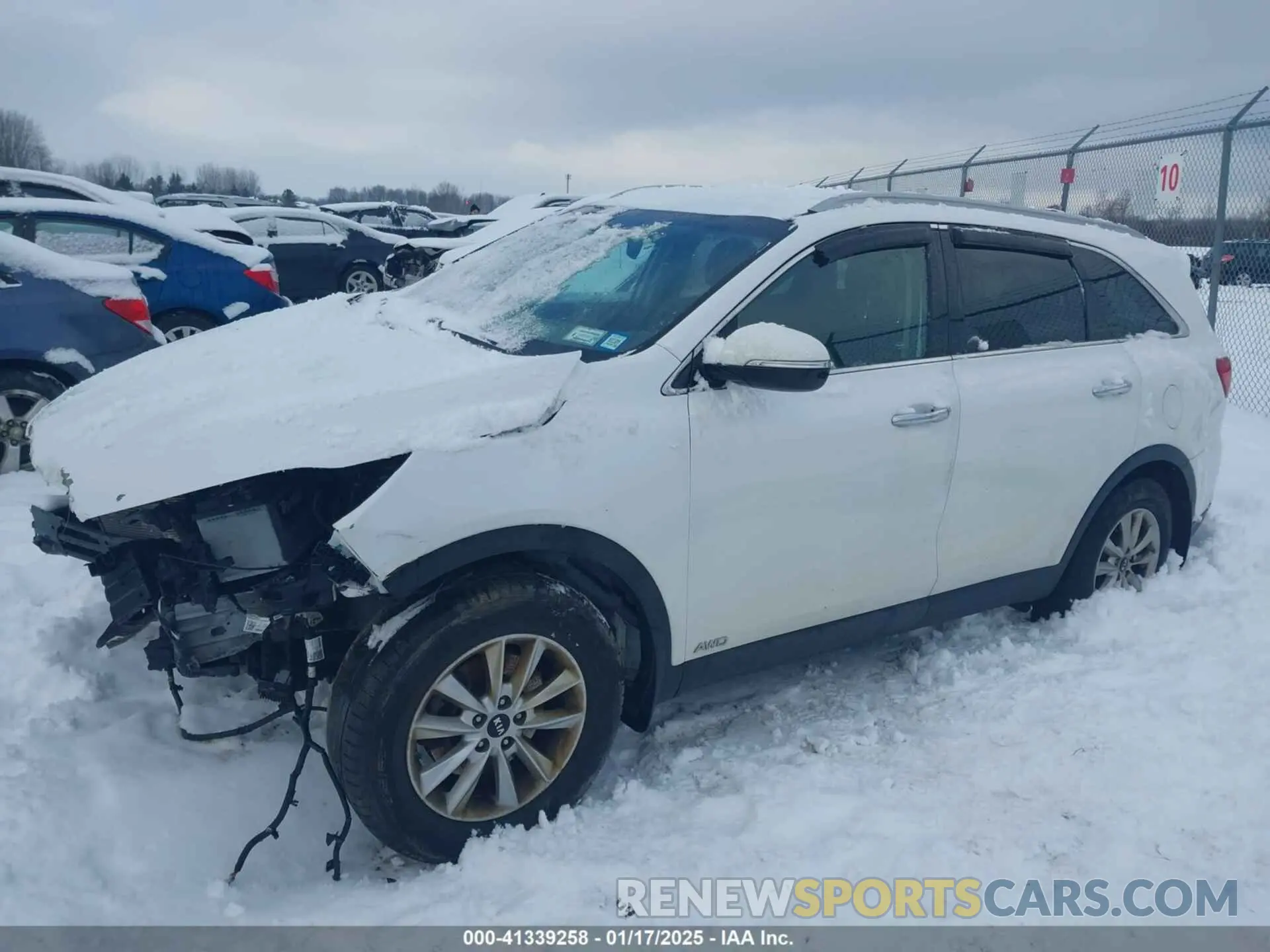 2 Photograph of a damaged car 5XYPGDA36KG591197 KIA SORENTO 2019