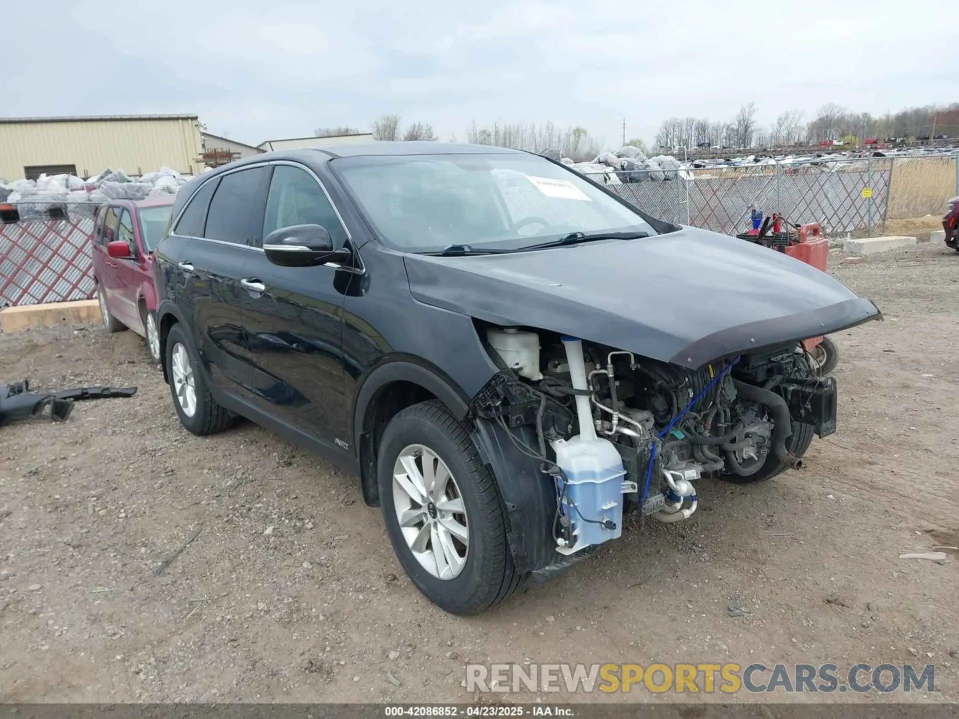 1 Photograph of a damaged car 5XYPGDA37KG574957 KIA SORENTO 2019