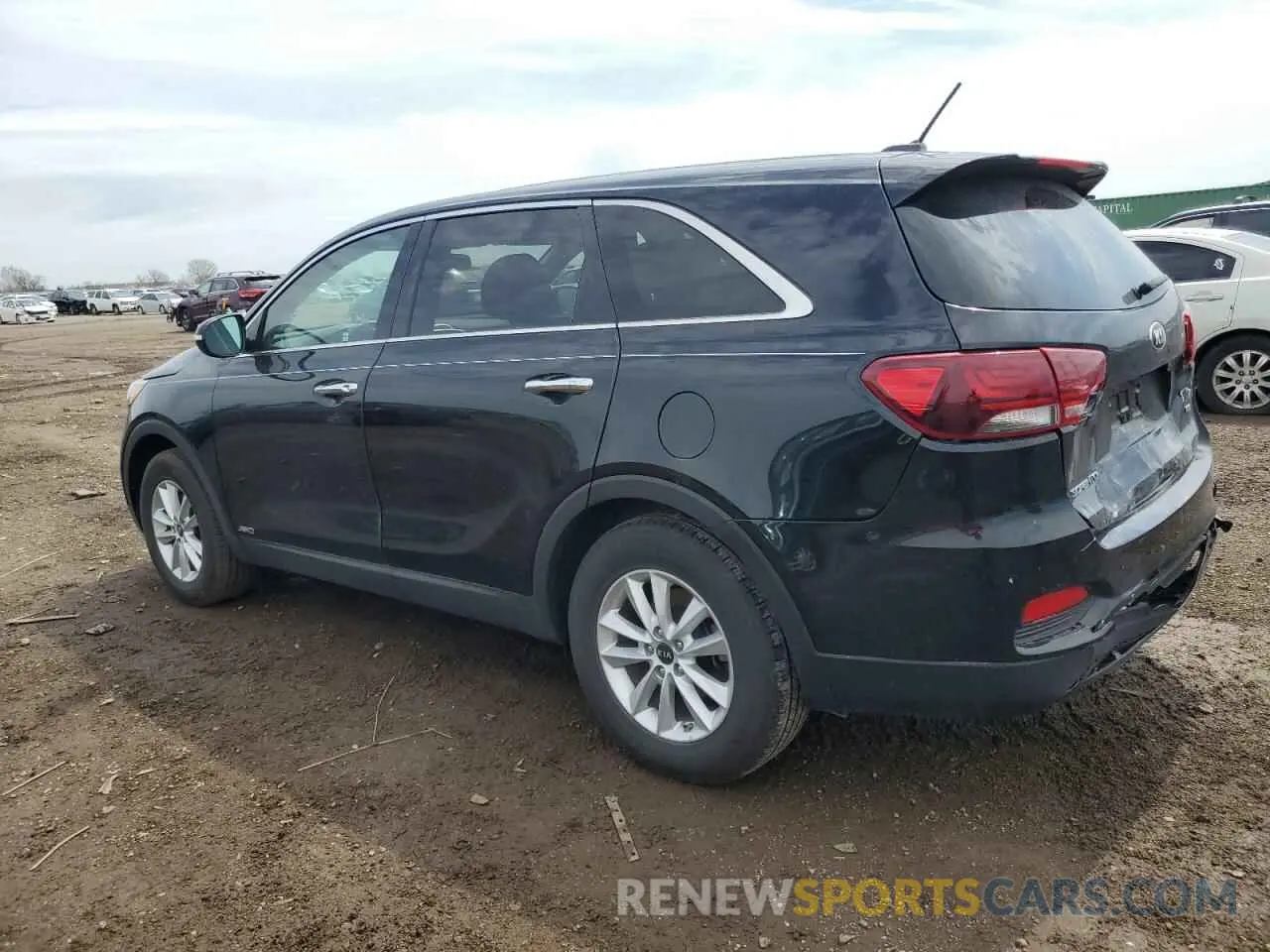 2 Photograph of a damaged car 5XYPGDA38KG574658 KIA SORENTO 2019