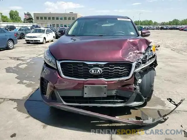 15 Photograph of a damaged car 5XYPGDA39KG526876 KIA SORENTO 2019