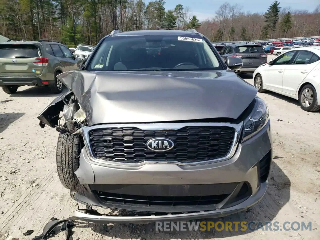 5 Photograph of a damaged car 5XYPGDA39KG532936 KIA SORENTO 2019