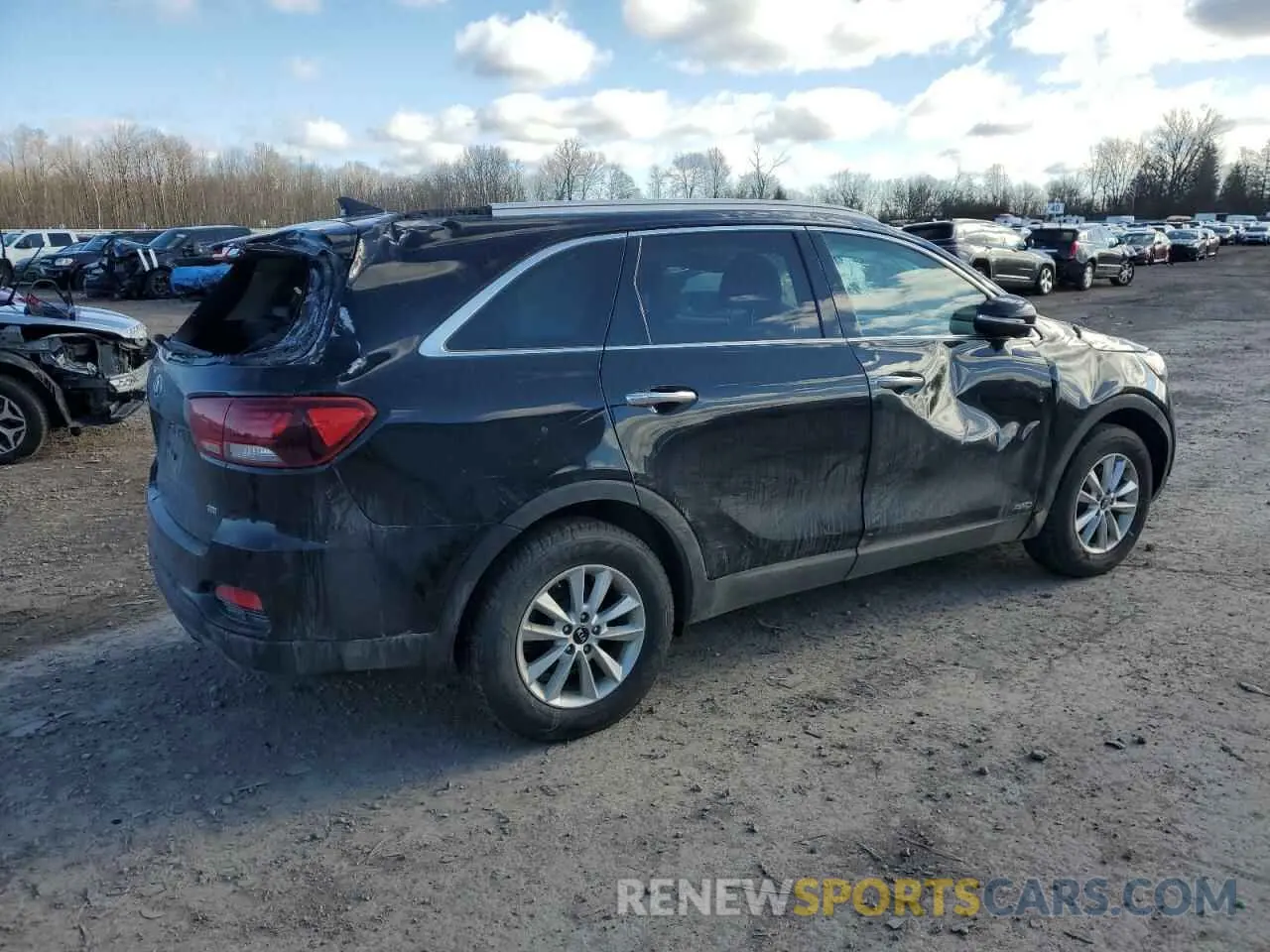 3 Photograph of a damaged car 5XYPGDA3XKG590618 KIA SORENTO 2019