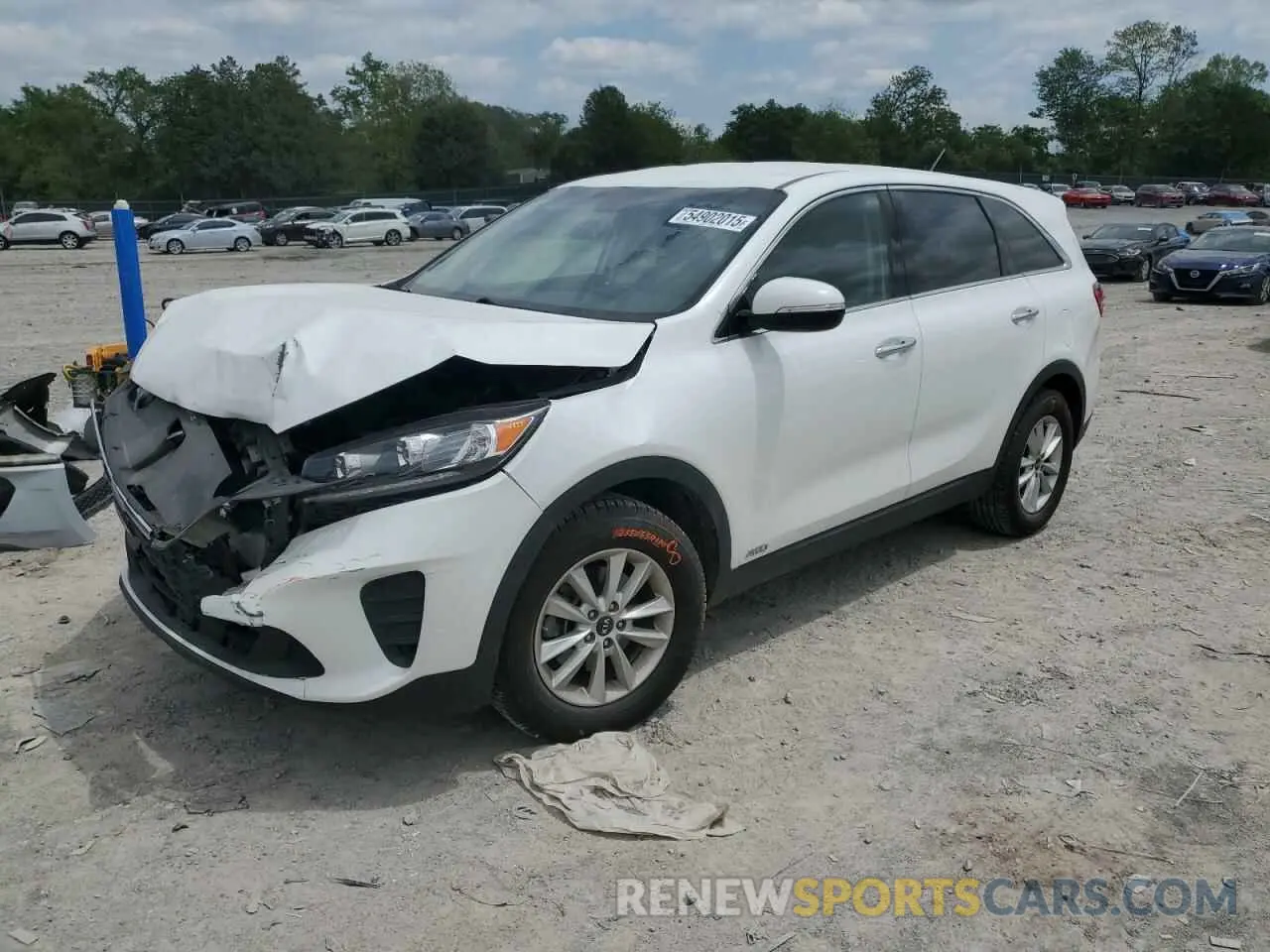 1 Photograph of a damaged car 5XYPGDA50KG487533 KIA SORENTO 2019
