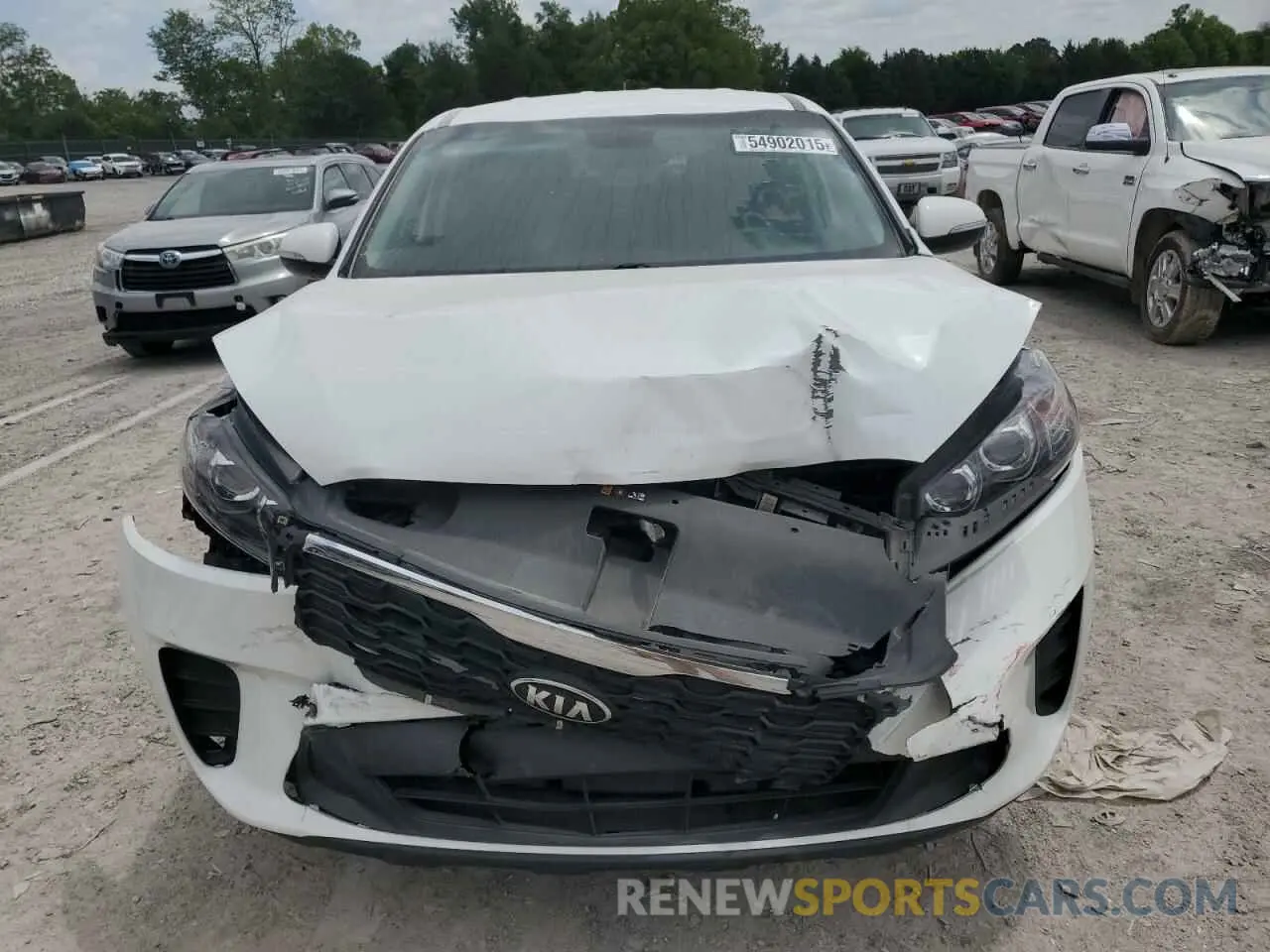 5 Photograph of a damaged car 5XYPGDA50KG487533 KIA SORENTO 2019