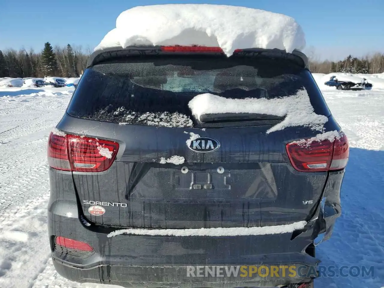 6 Photograph of a damaged car 5XYPGDA50KG493316 KIA SORENTO 2019