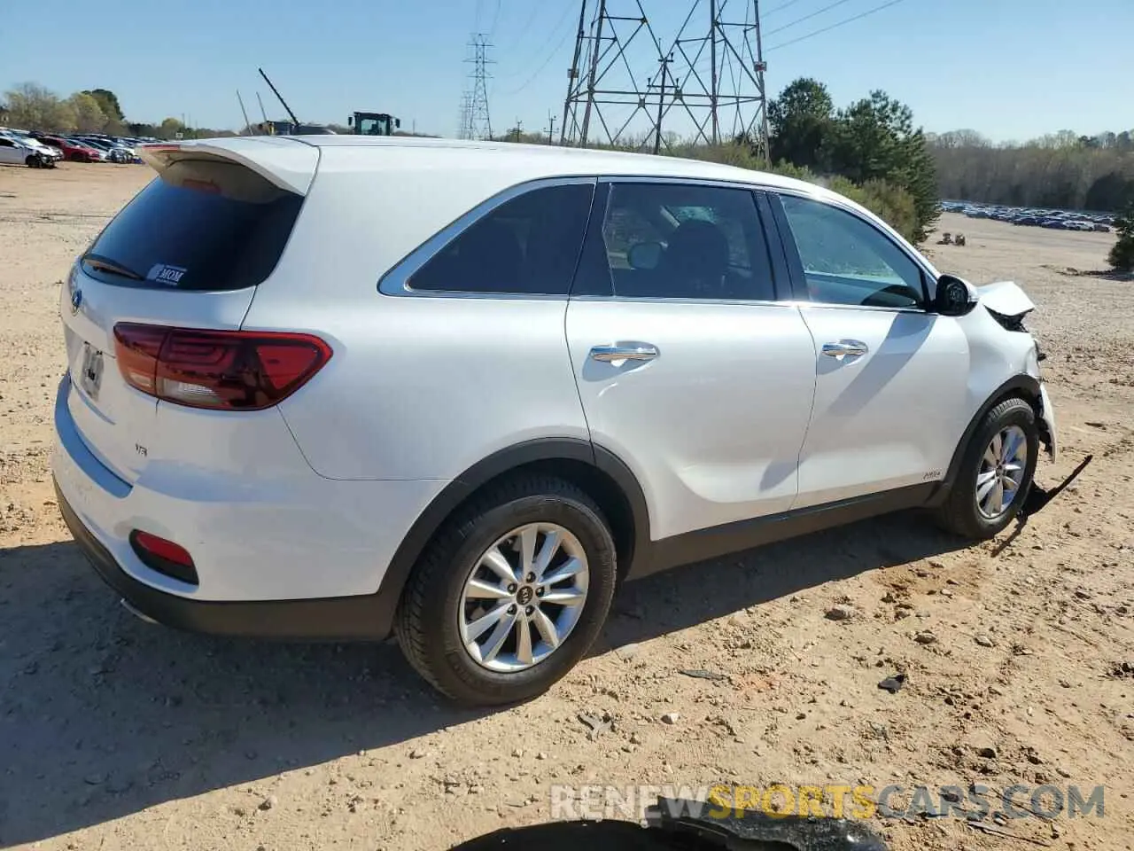 3 Photograph of a damaged car 5XYPGDA50KG571741 KIA SORENTO 2019