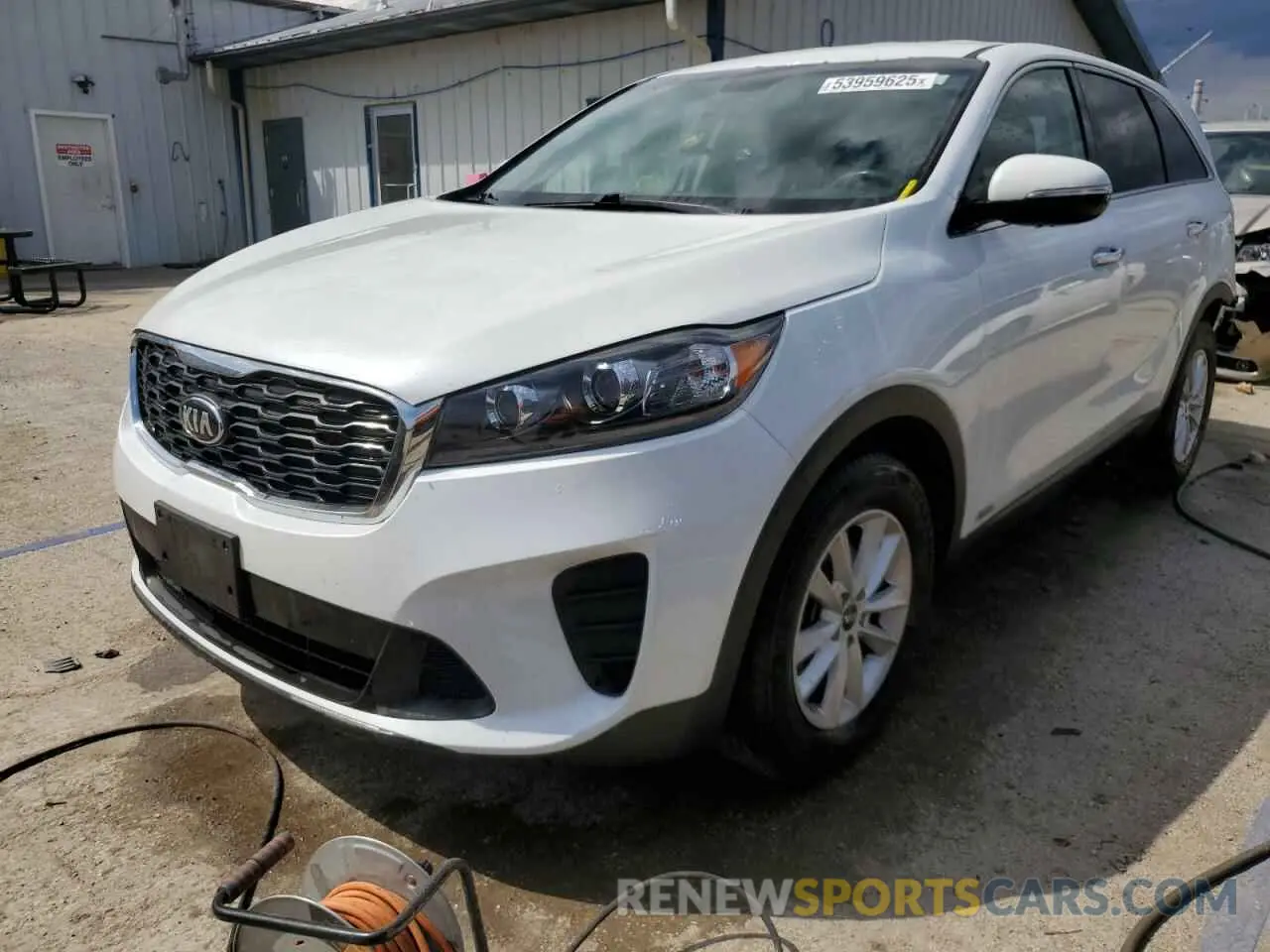 1 Photograph of a damaged car 5XYPGDA51KG537081 KIA SORENTO 2019