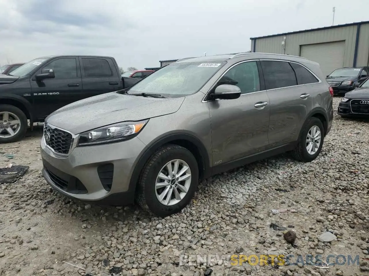 1 Photograph of a damaged car 5XYPGDA52KG457496 KIA SORENTO 2019