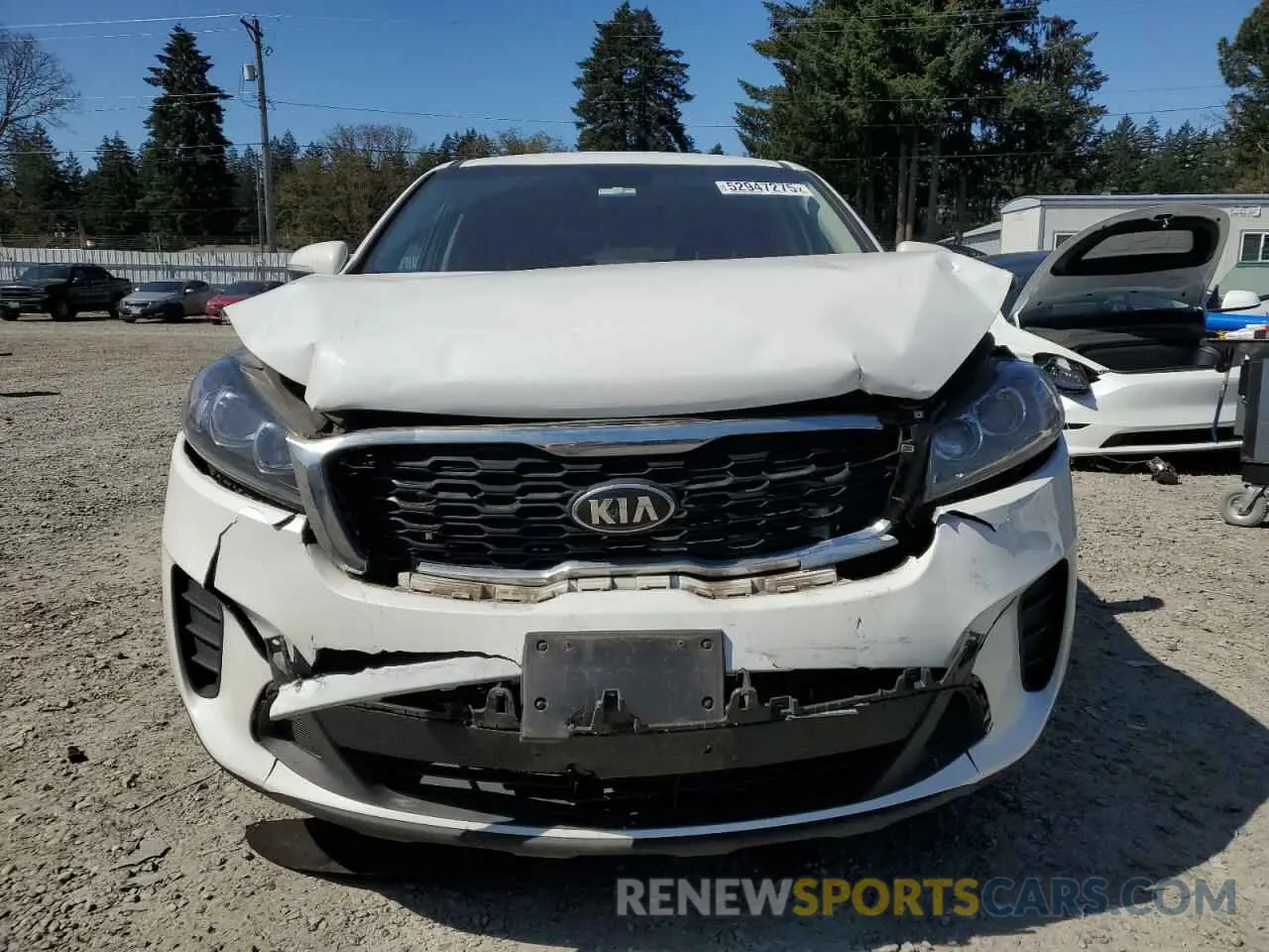 5 Photograph of a damaged car 5XYPGDA52KG471088 KIA SORENTO 2019
