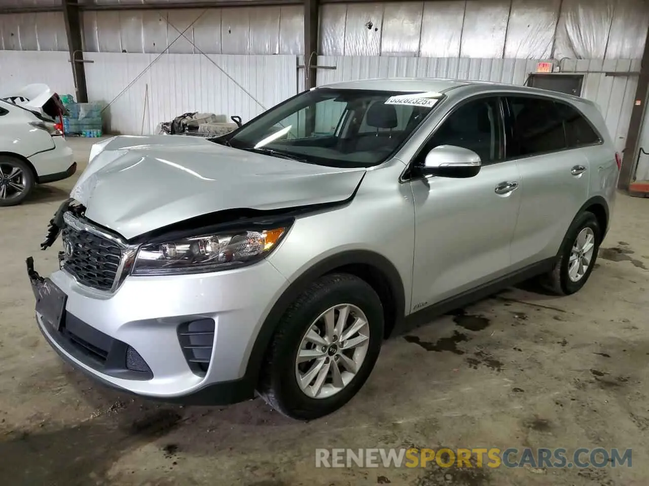 1 Photograph of a damaged car 5XYPGDA52KG480034 KIA SORENTO 2019