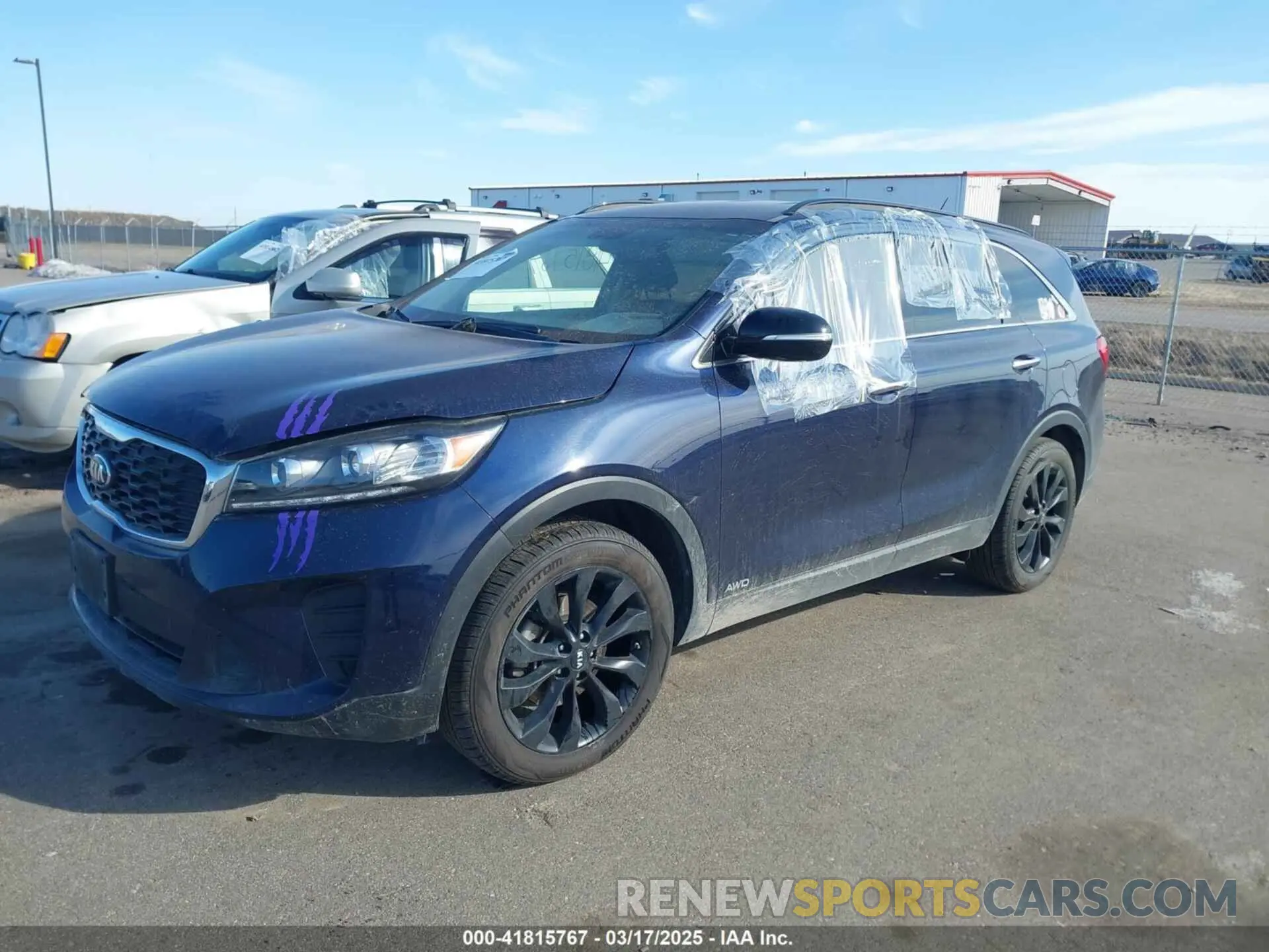 2 Photograph of a damaged car 5XYPGDA52KG602679 KIA SORENTO 2019