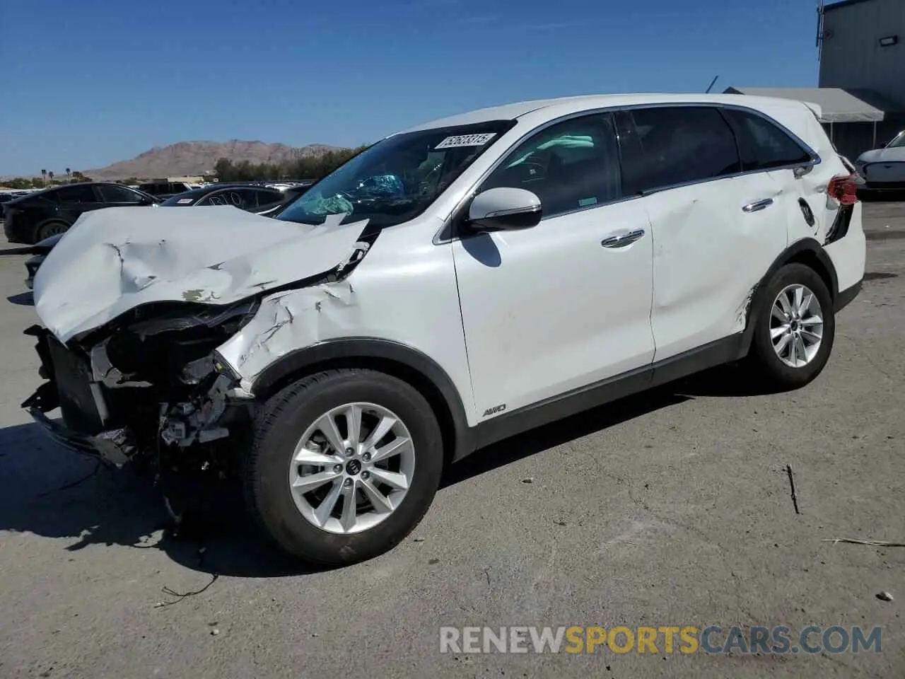 1 Photograph of a damaged car 5XYPGDA53KG518578 KIA SORENTO 2019