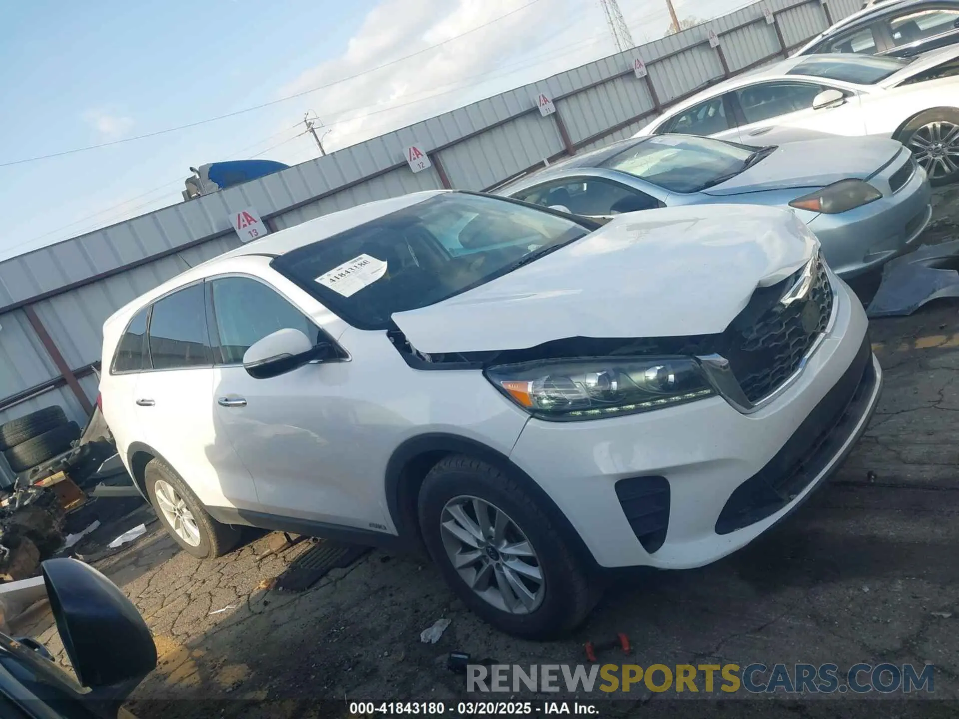 13 Photograph of a damaged car 5XYPGDA54KG440649 KIA SORENTO 2019