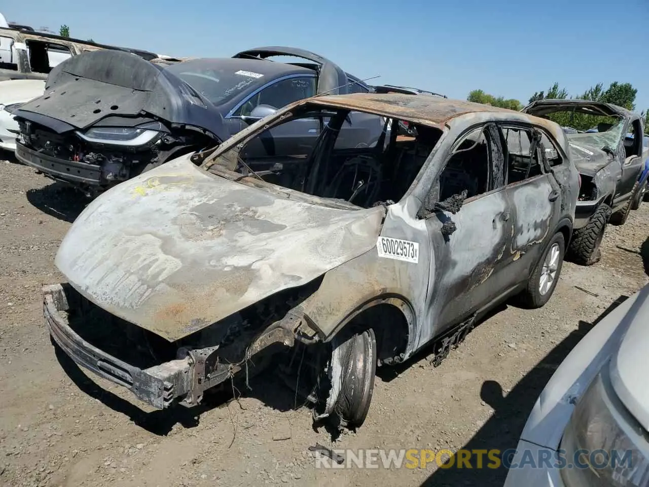 1 Photograph of a damaged car 5XYPGDA54KG509078 KIA SORENTO 2019