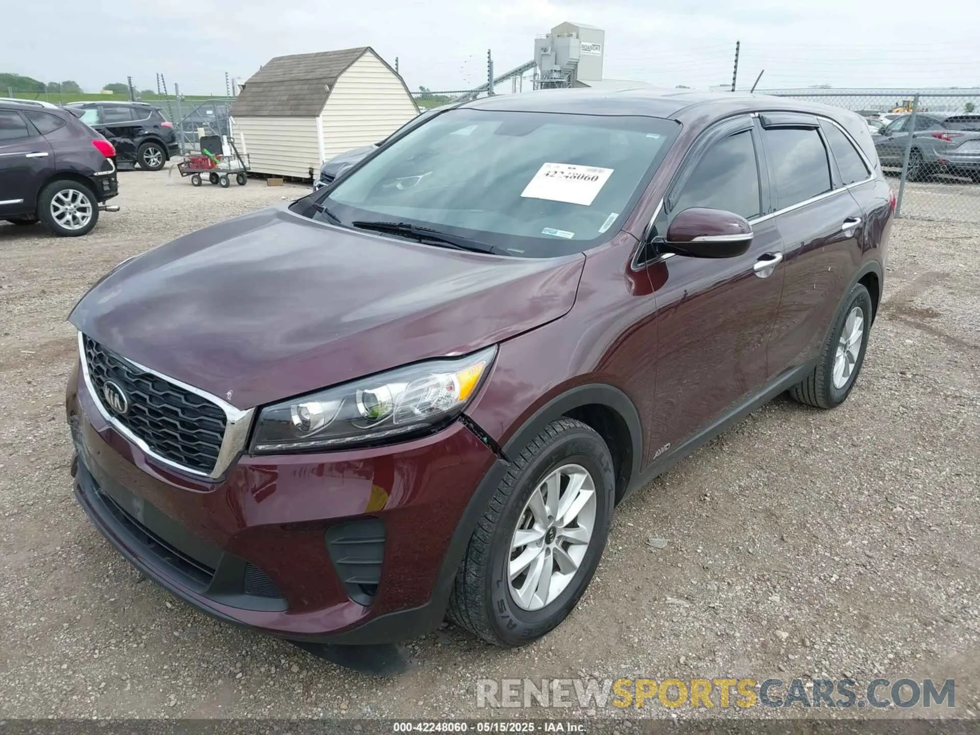 2 Photograph of a damaged car 5XYPGDA55KG447576 KIA SORENTO 2019